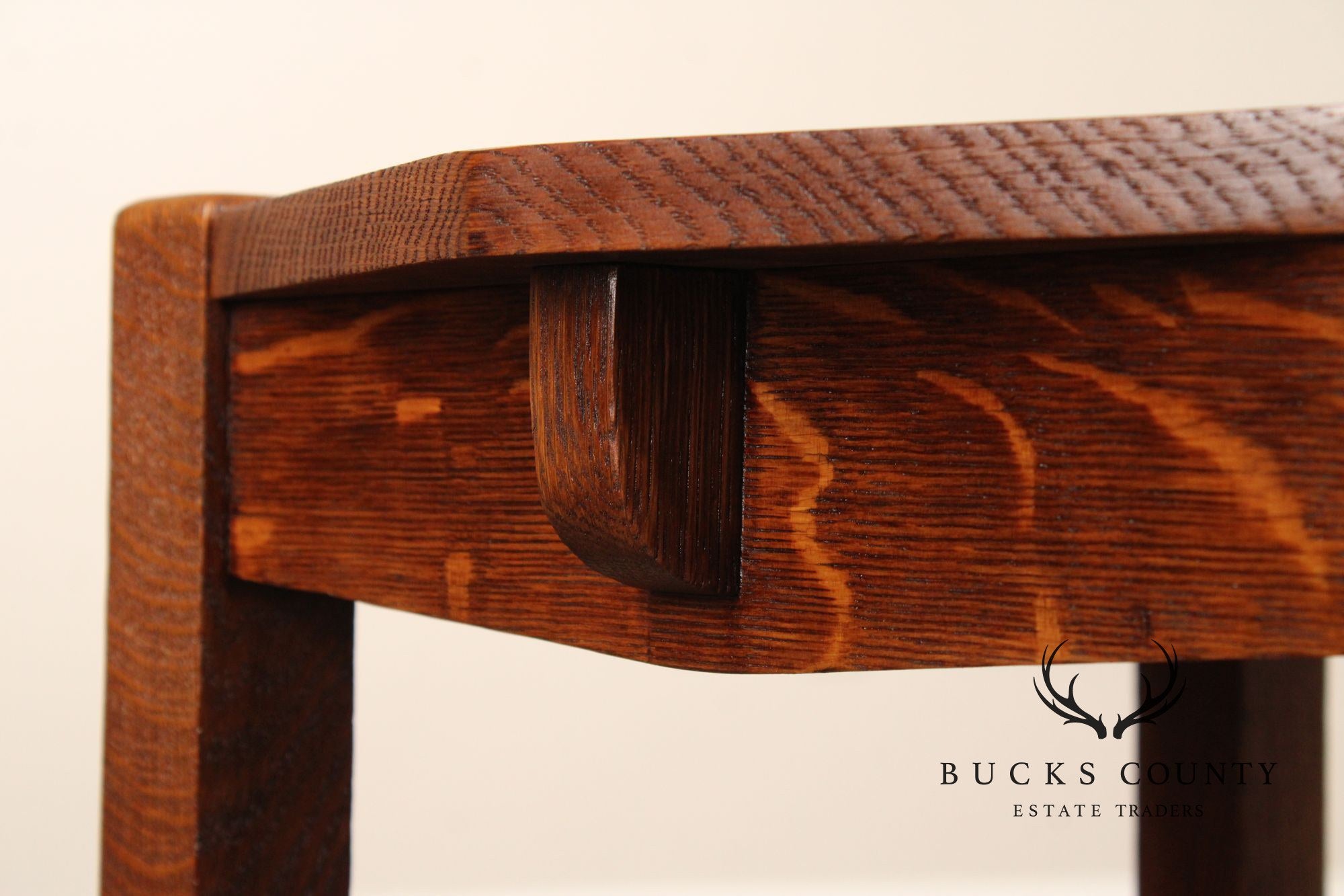Stickley Brothers Antique Mission Oak Lamp Table