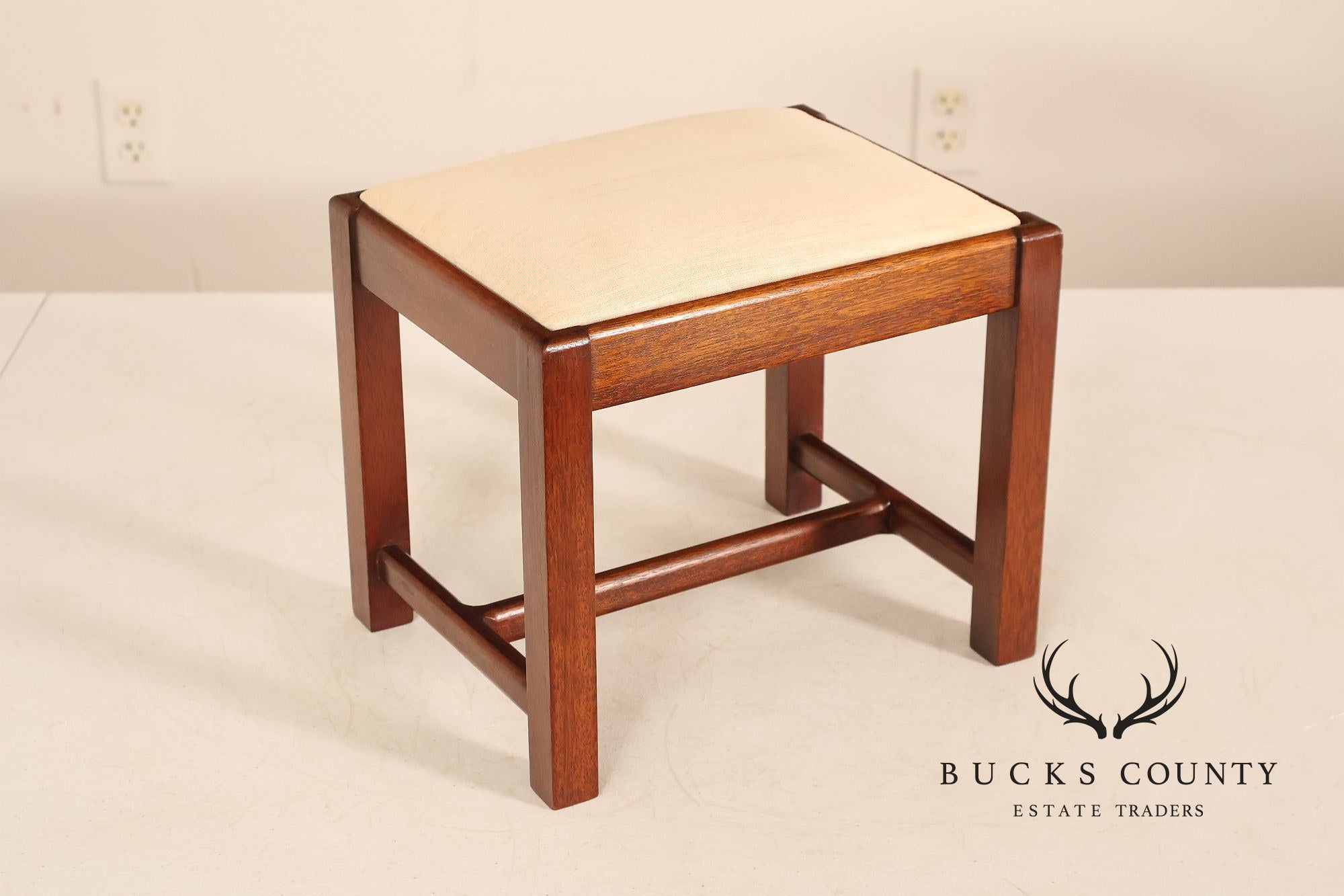 Chippendale Style Mahogany Footstool