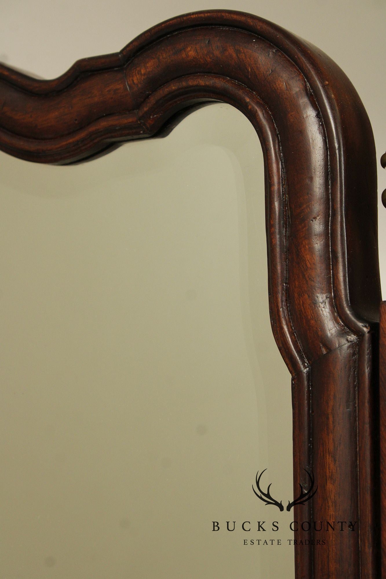 Greenbaum Interiors Georgian Style Mahogany Shaving Mirror