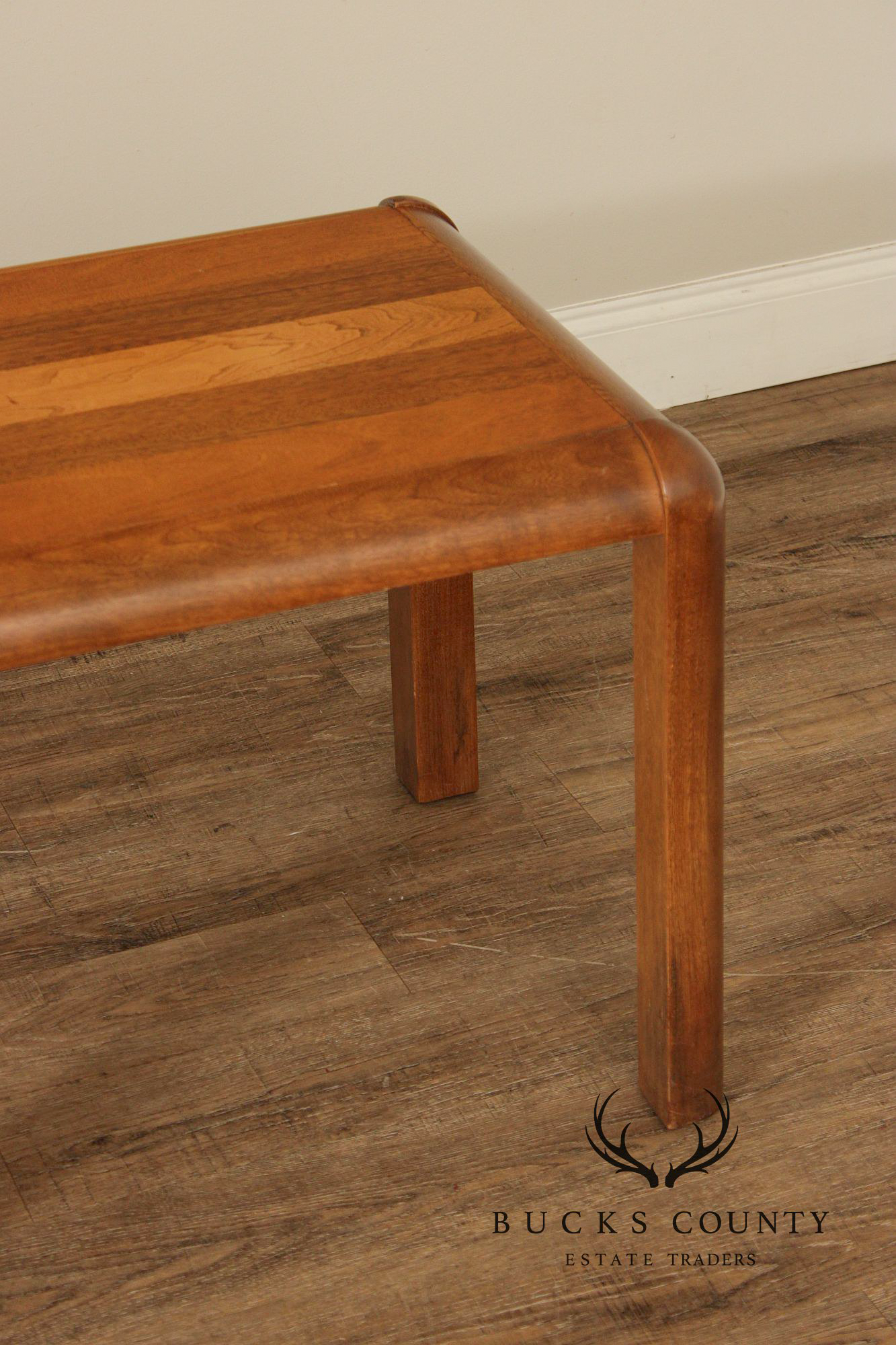 Lane Modern Pair of Teak Side Tables