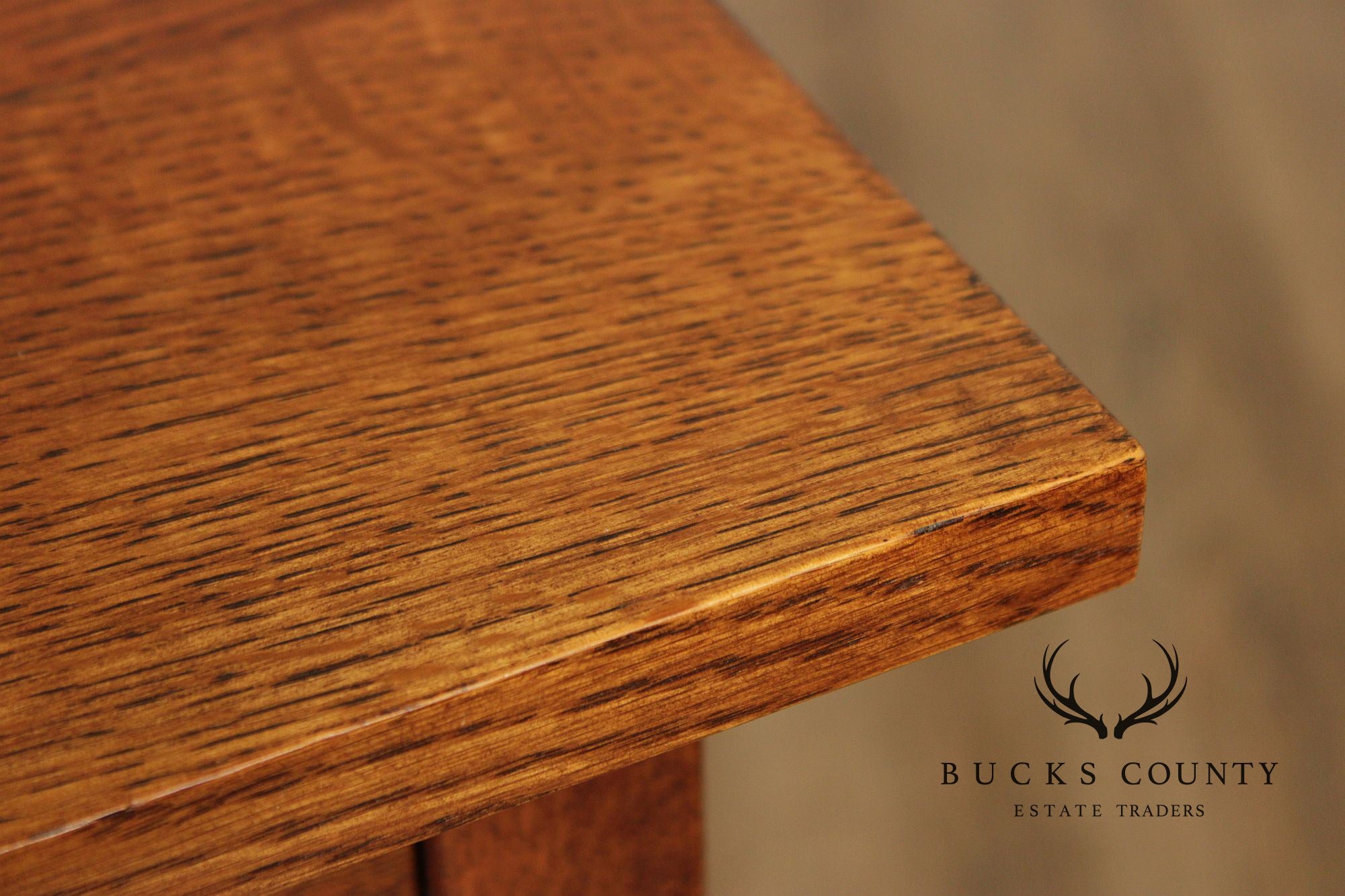 Stickley Mission Collection Oak Pair Of Cabinet Nightstands