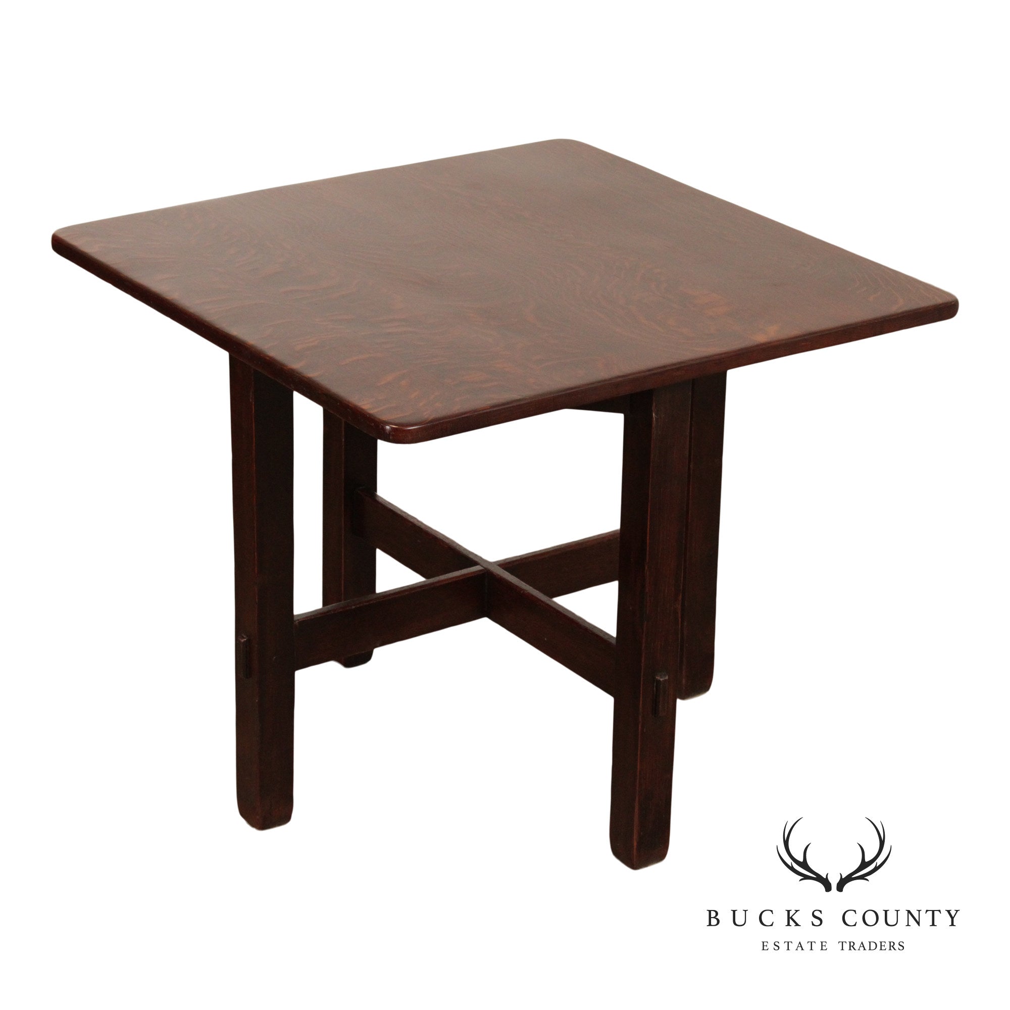 Stickley Brothers Antique Mission Oak Game Table