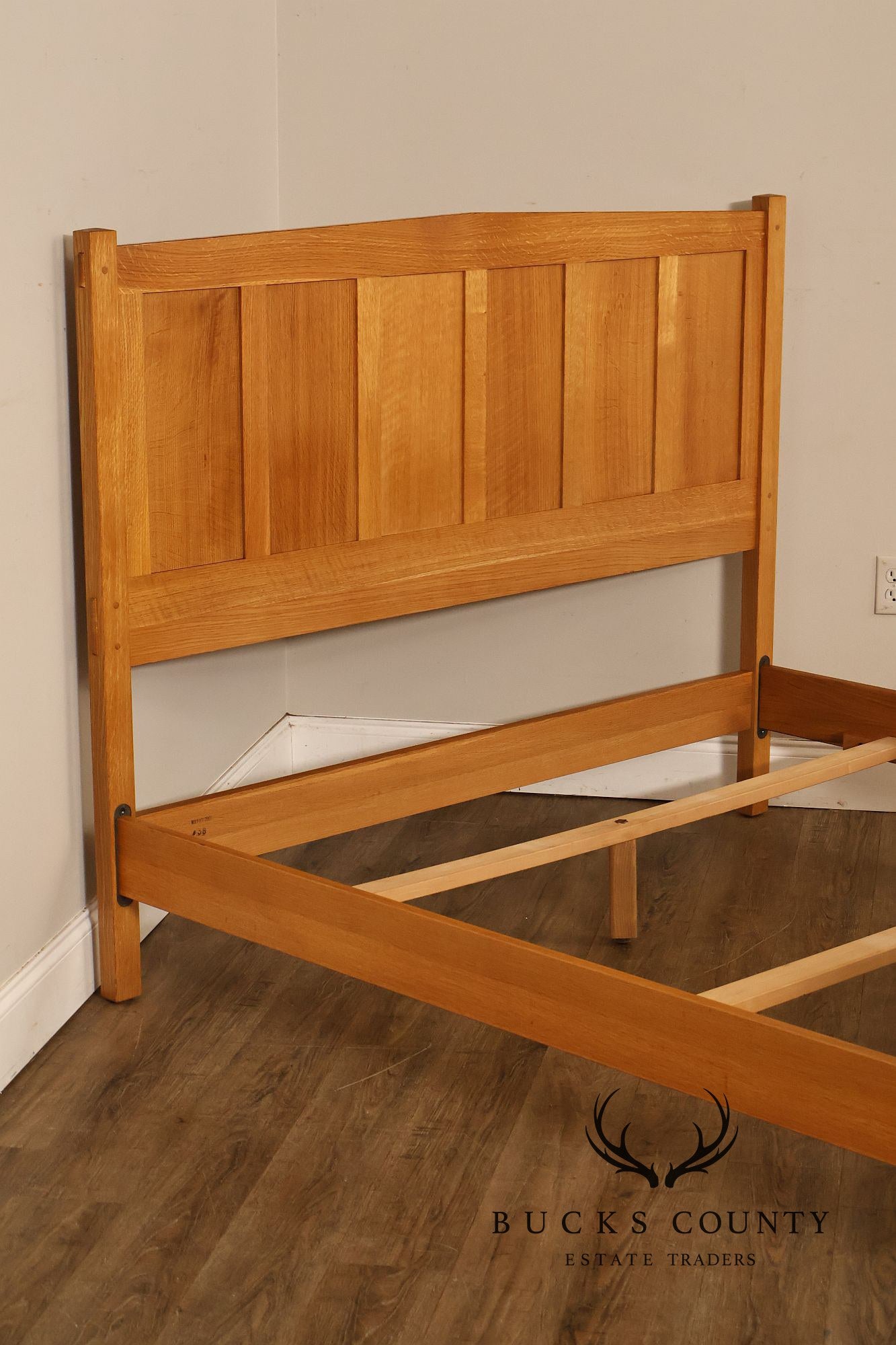 Stickley Mission Collection Oak Queen Panel Bed