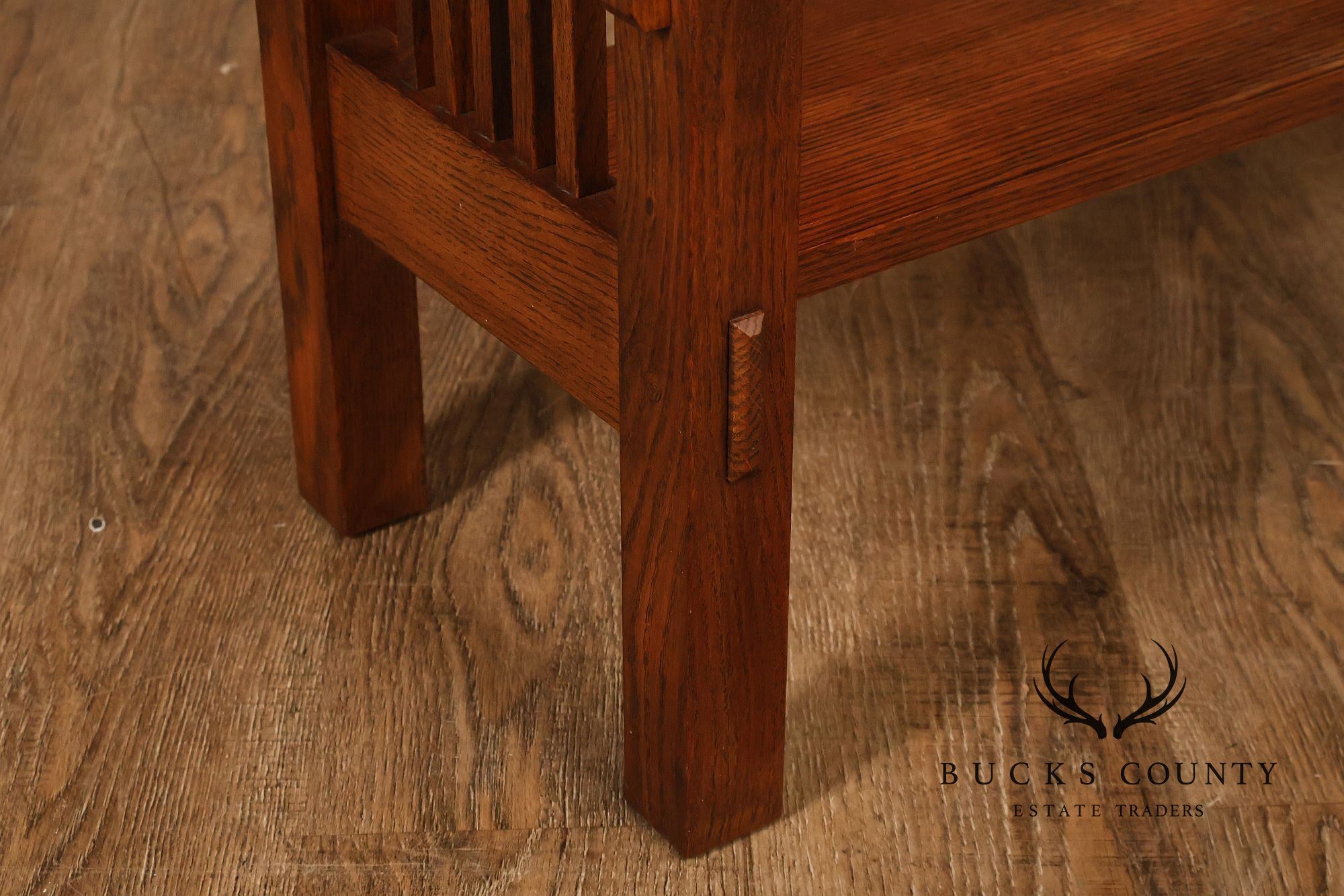 Stickley Mission Collection Oak Console Table