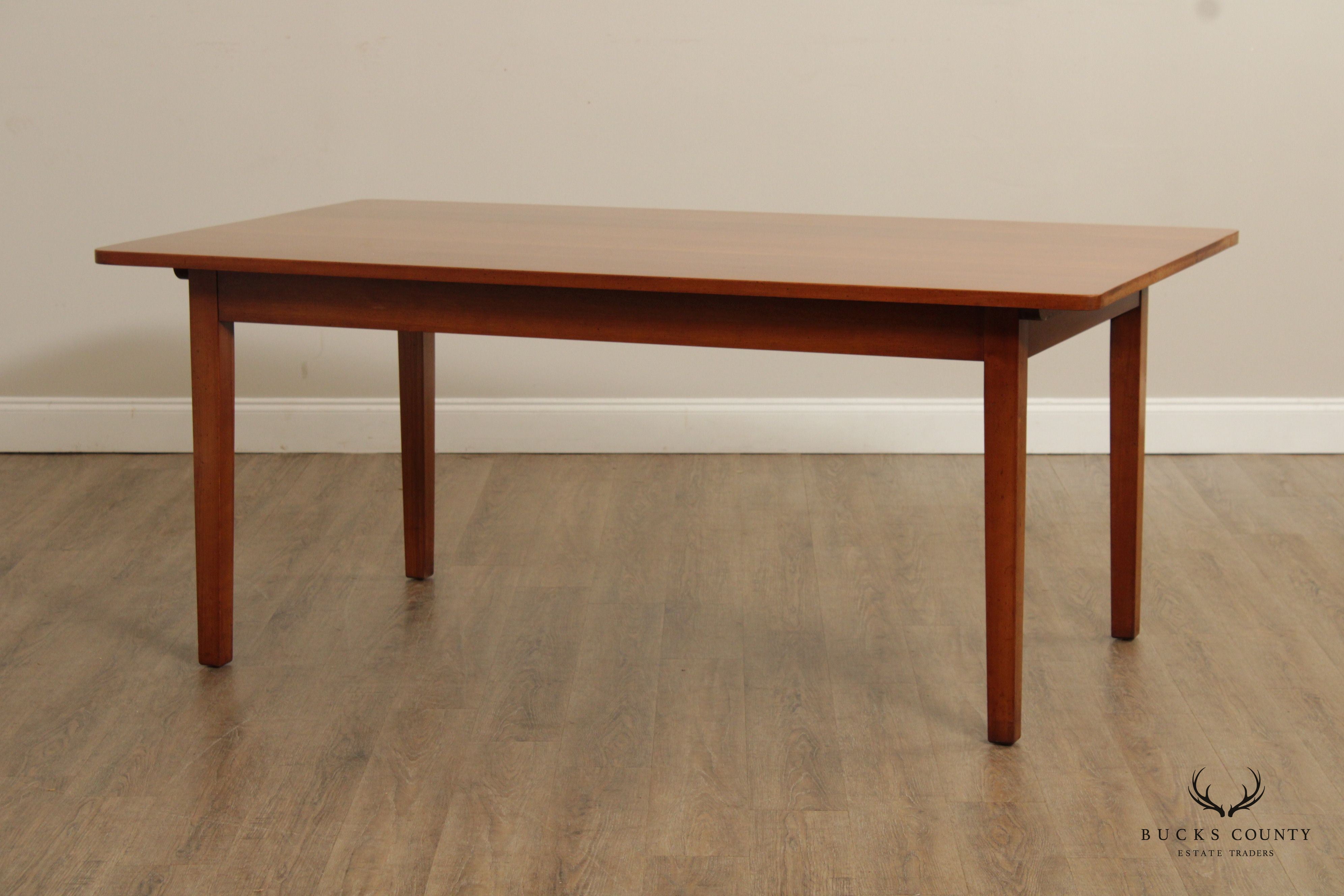 Wright Table Co. Farmhouse Style Cherry Dining Table