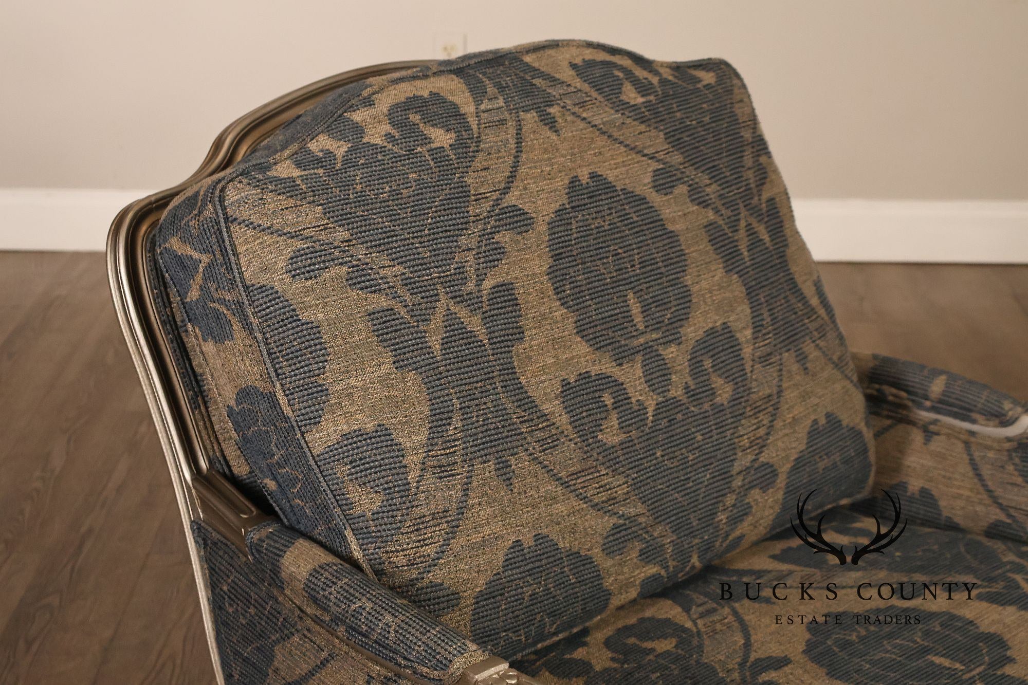Ethan Allen French Louis XV Style Pair of 'Versailles' Armchairs