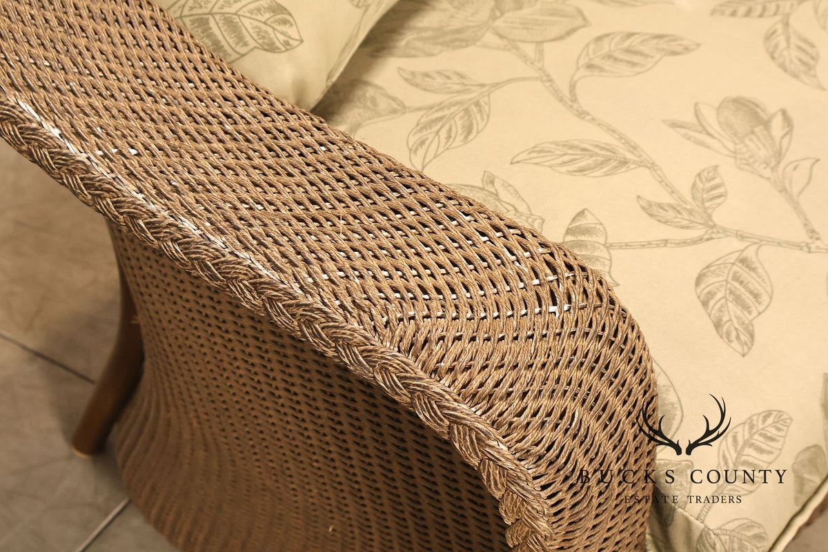 Lloyd Flanders Reflections All-Weather Lloyd Loom Wicker Loveseat