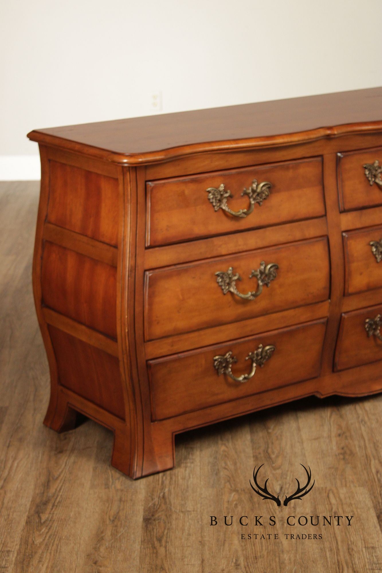 Century Furniture 'Charleux' Bombe Triple Dresser
