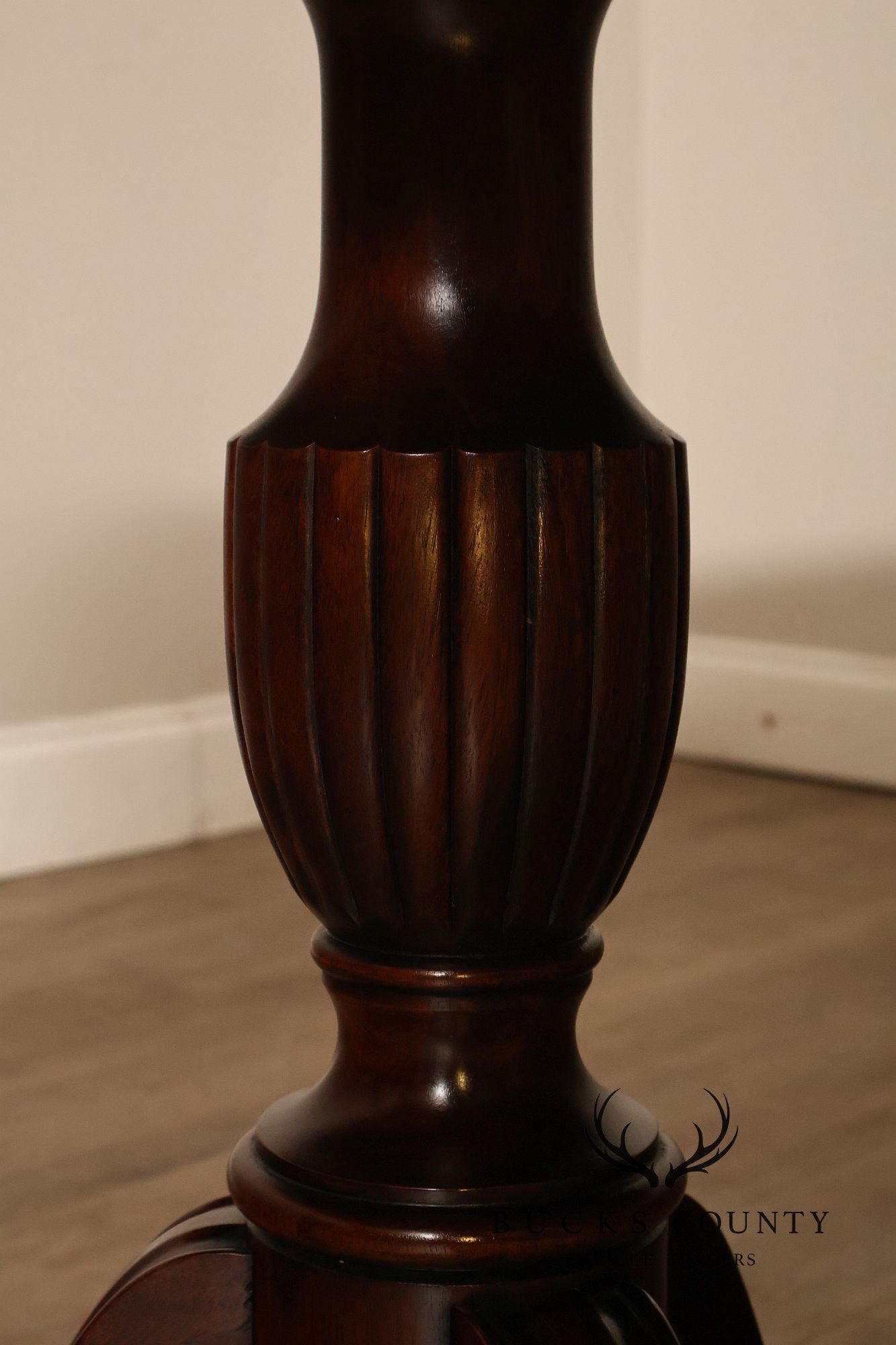 Henkel Harris Double Pedestal Mahogany Dining Table