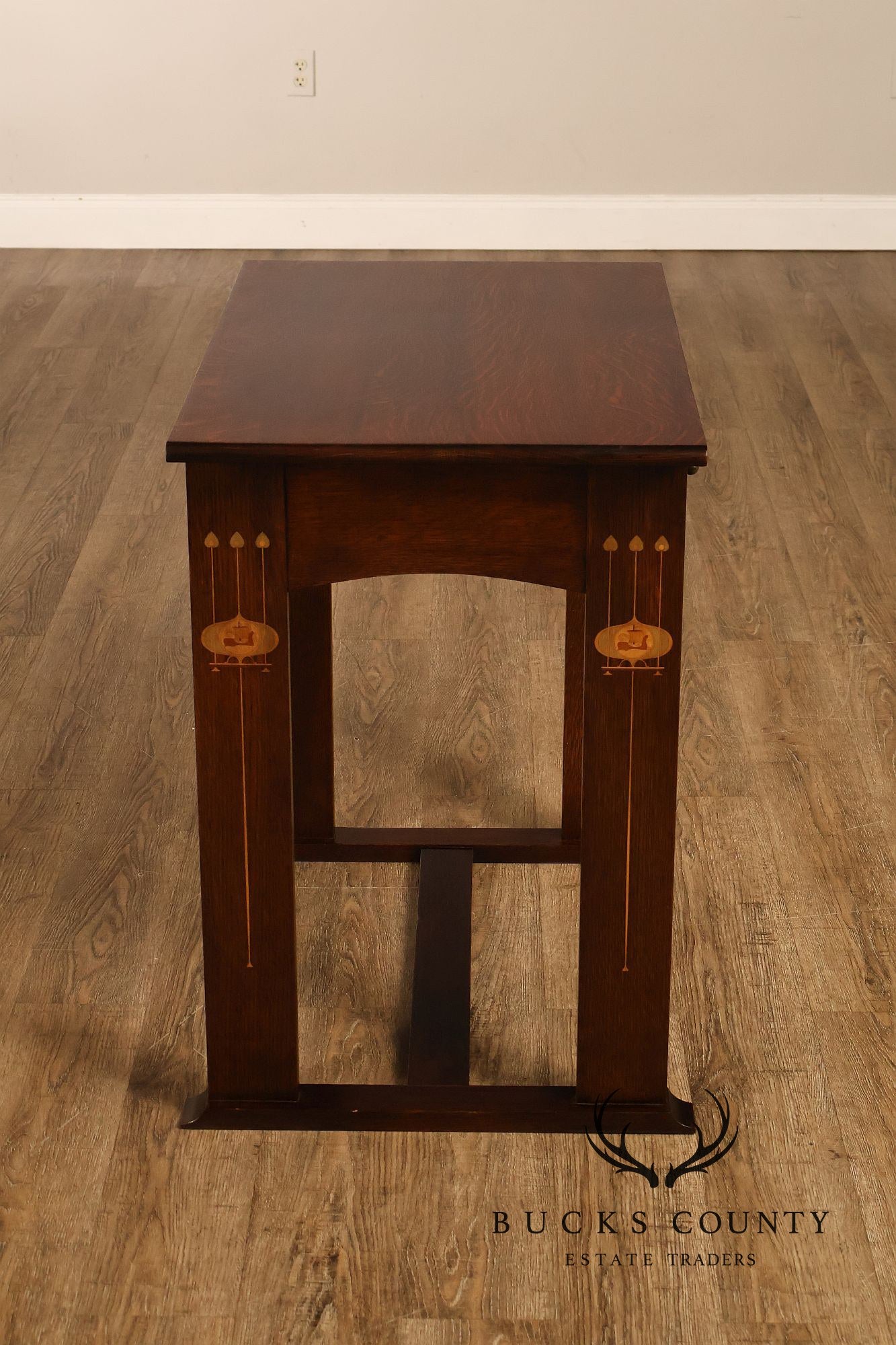Stickley Commemorative Harvey Ellis Inlaid Oak Writing Desk