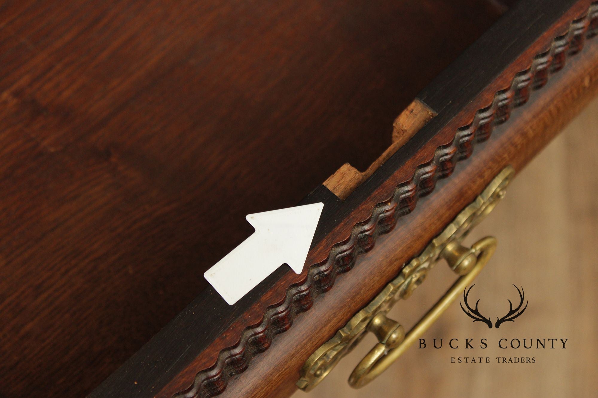 Antique Anglo Indian Carved Executive Desk