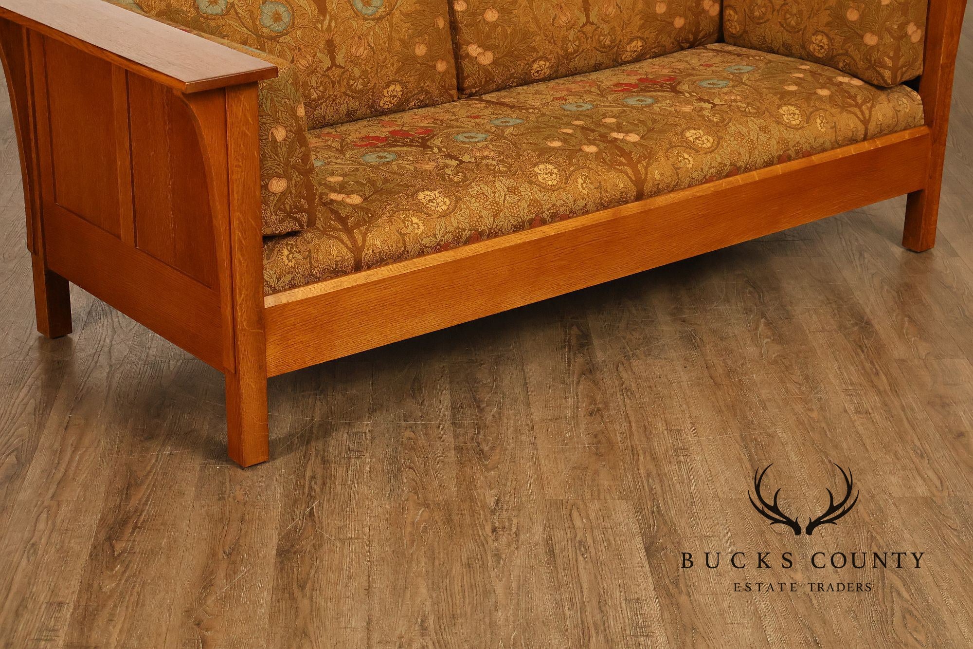Stickley Mission Collection Oak Prairie Settle