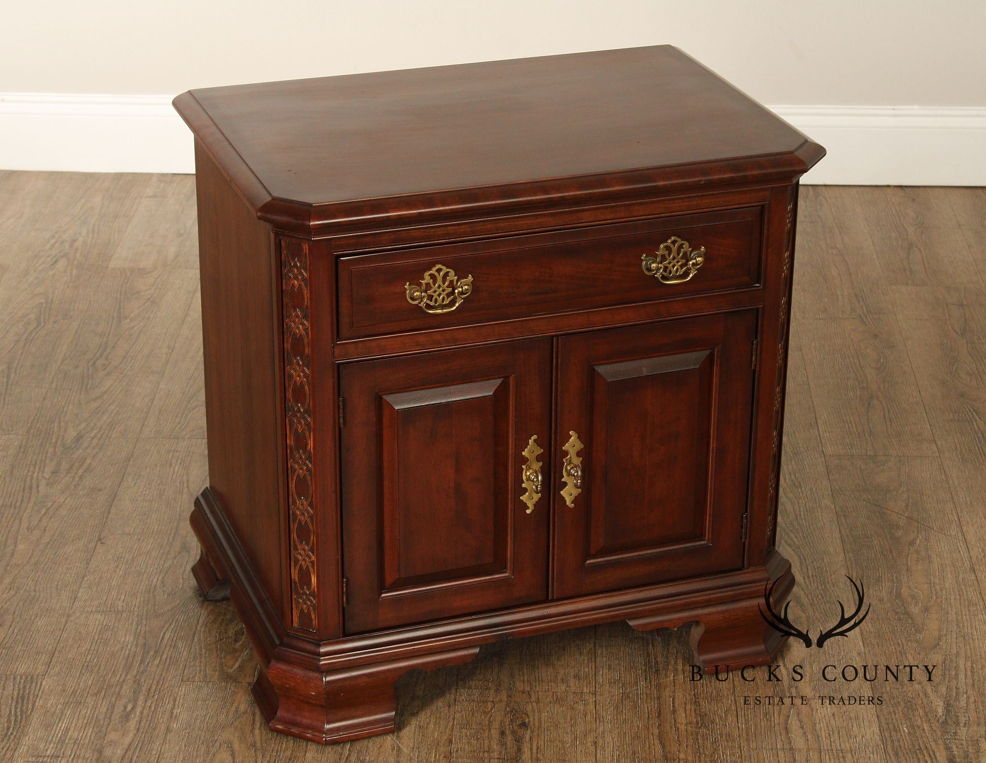 Pennsylvania House Chippendale Style Cherry Nightstand