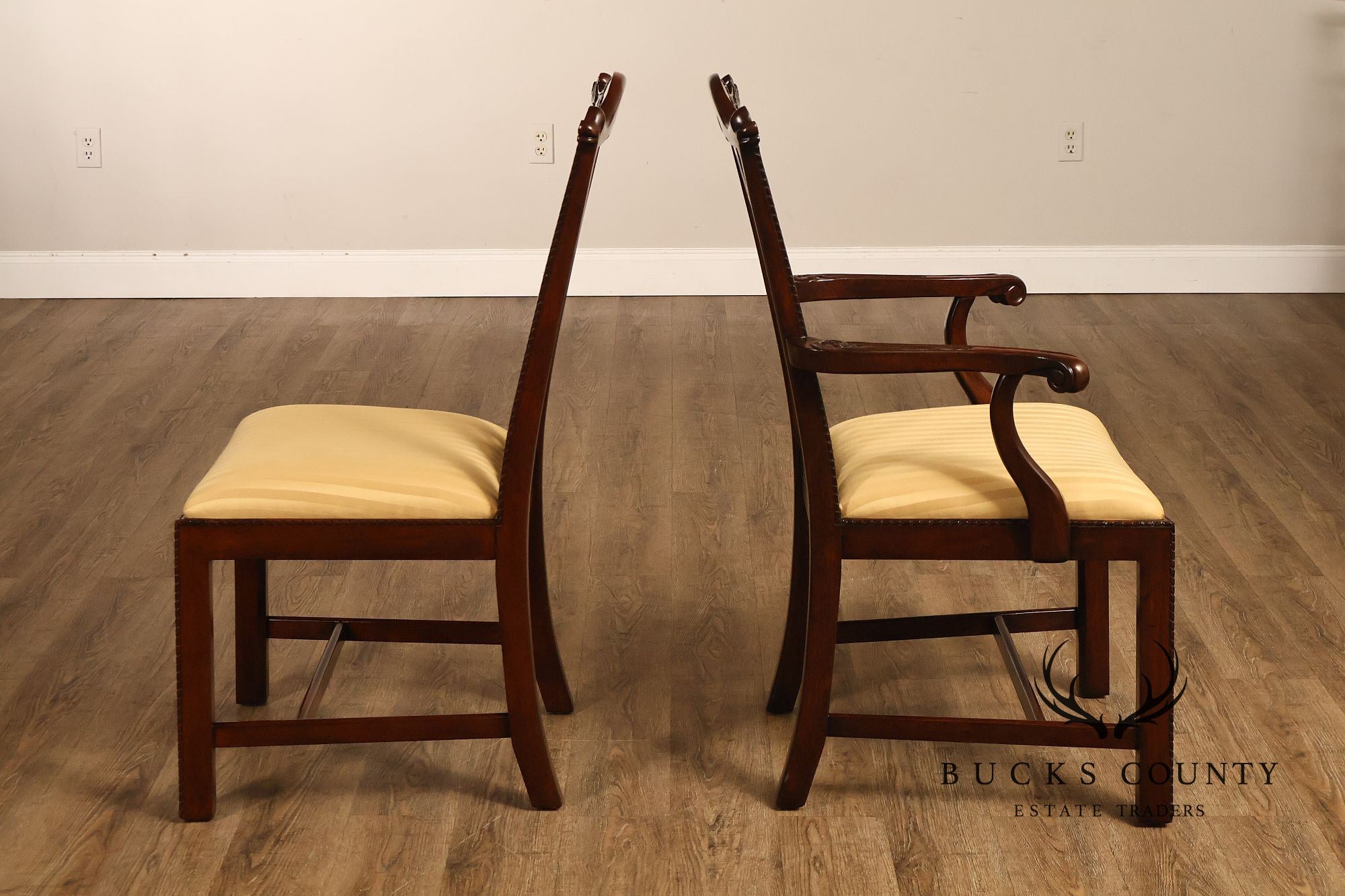 Henredon Set of 10 Mahogany Dining Chairs