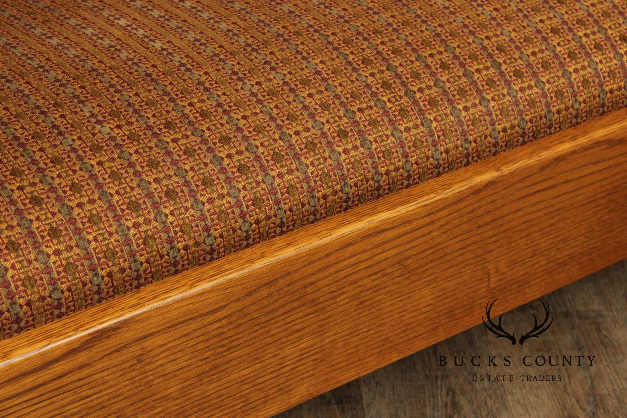 Stickley Mission Collection Oak Spindle Settle