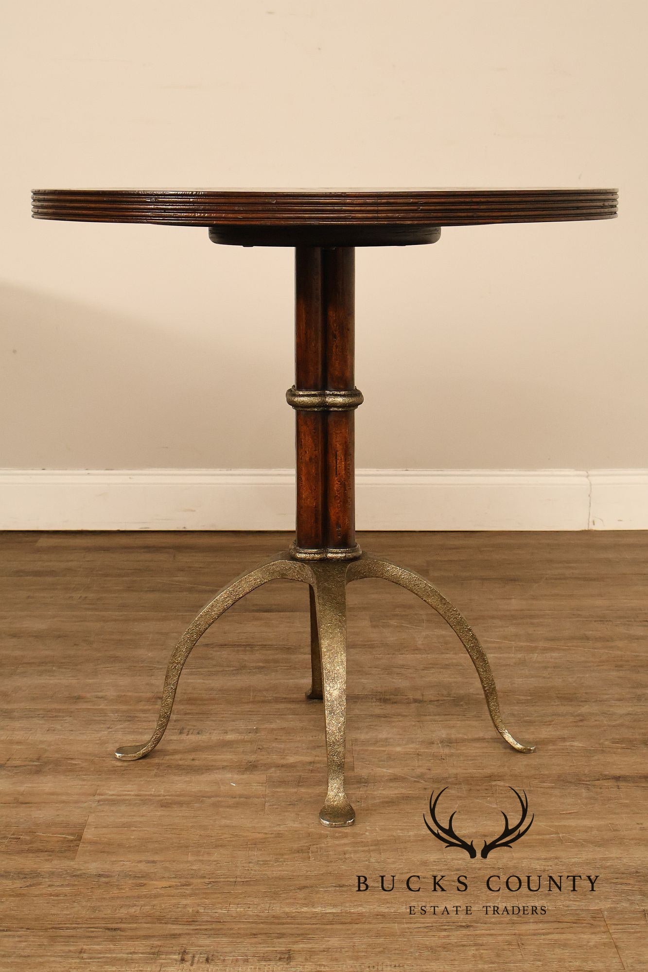 Theodore Alexander 'L'Usine' Round Bistro Accent Table