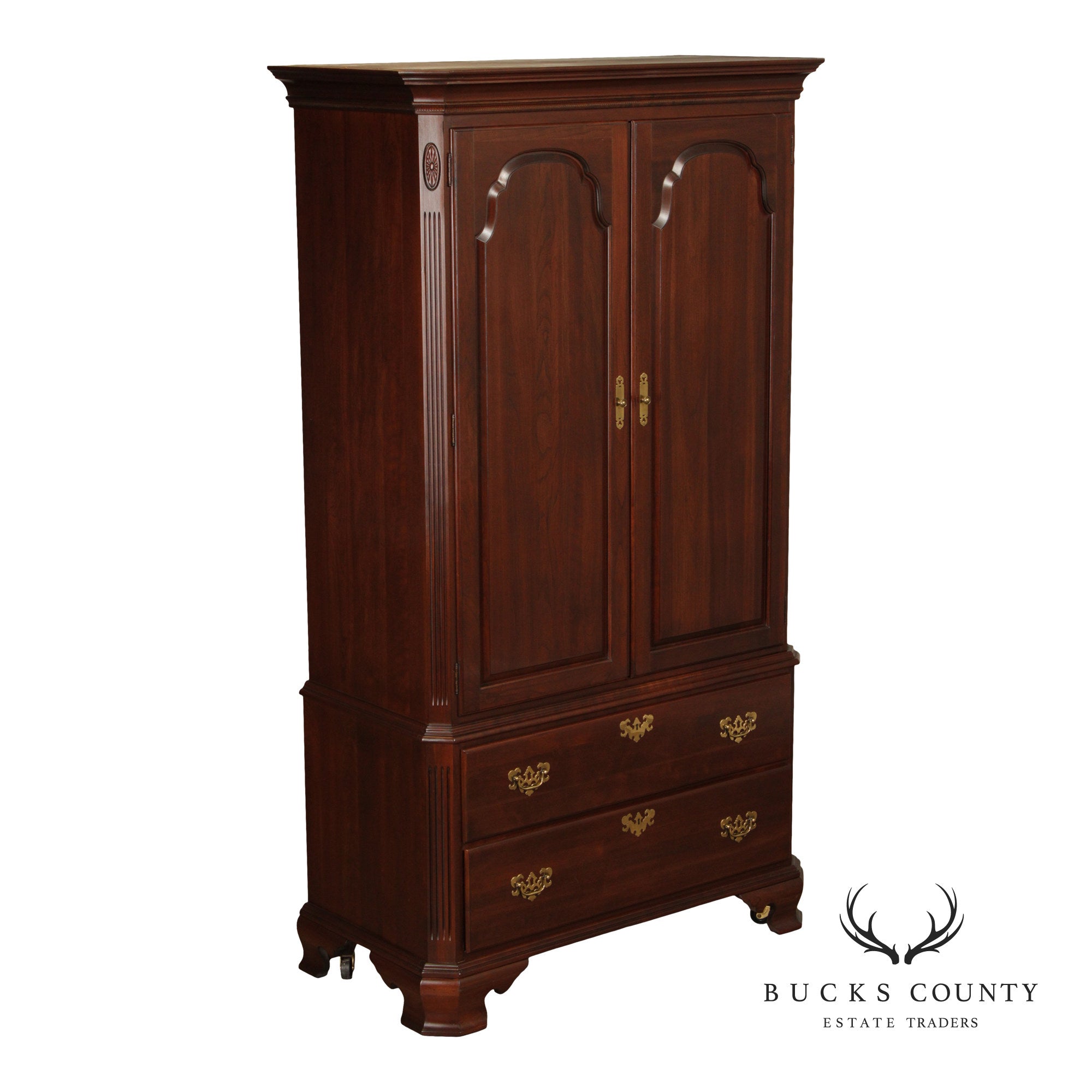 Ethan Allen Georgian Court Collection Cherry Armoire