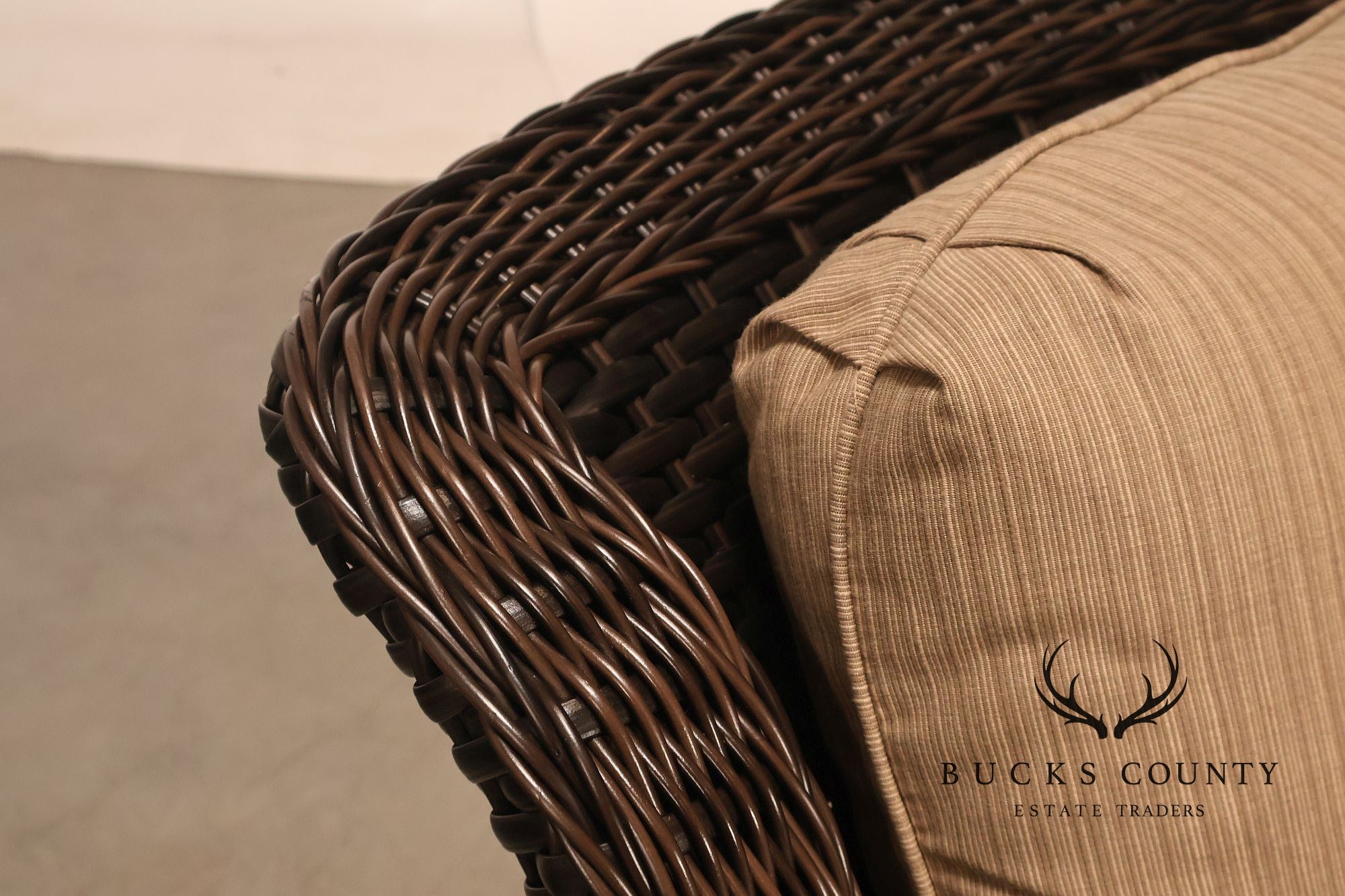 Northcape Pair of 'Richmond' Outdoor Wicker Patio Armchairs