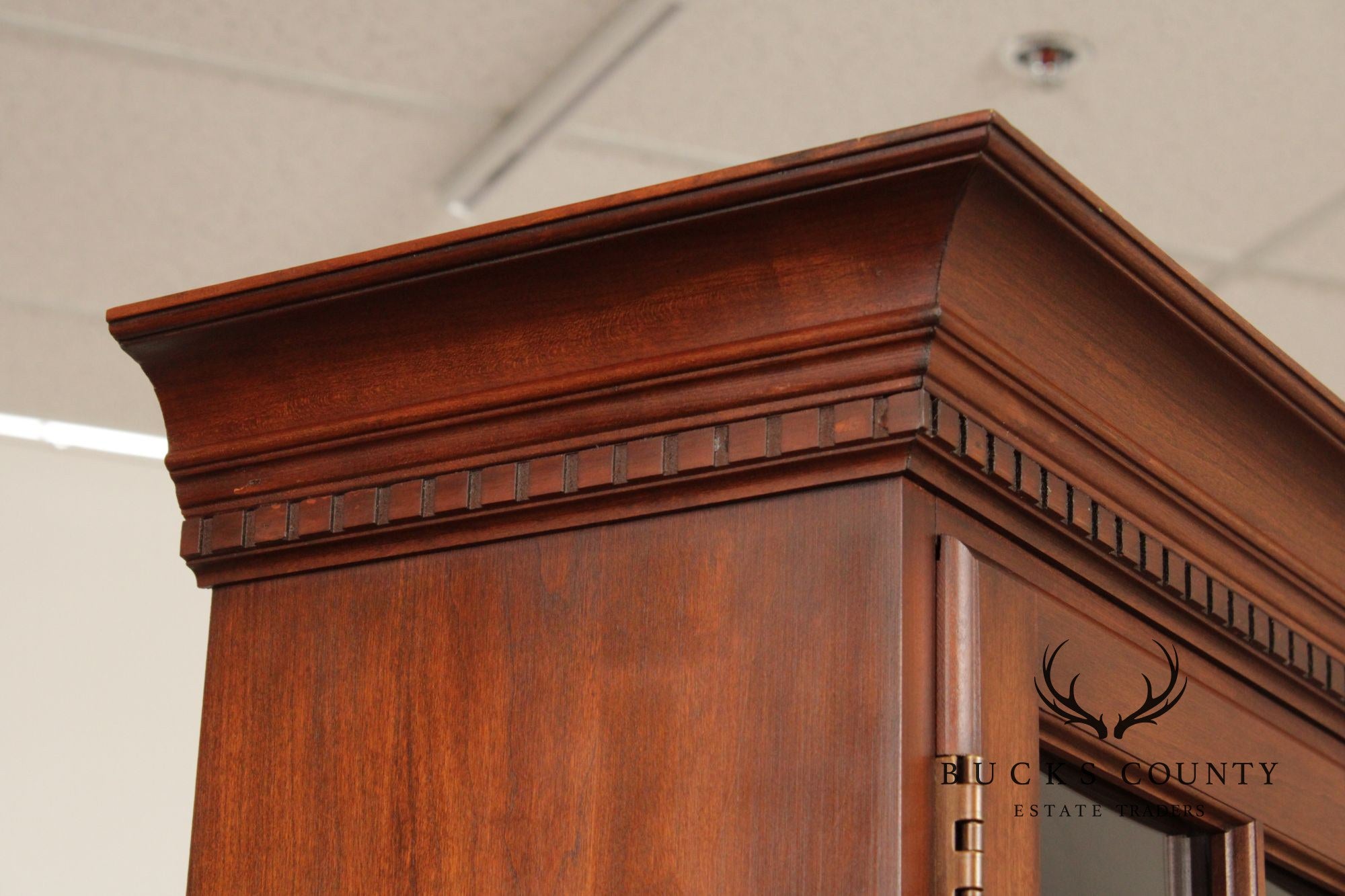 Pennsylvania House Chippendale Style Cherry Secretary Bookcase