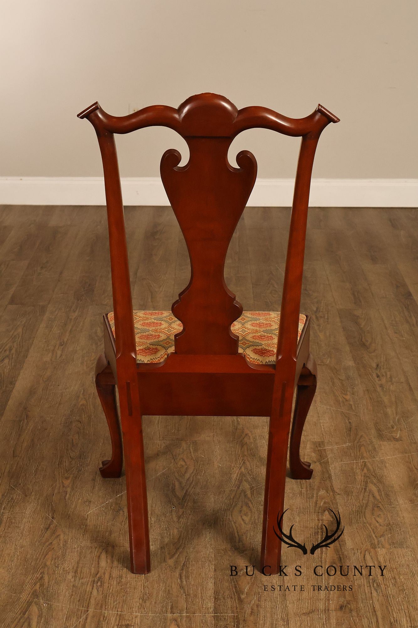 Irion Company Queen Anne Style Cherry Dining Chairs Set Of Six