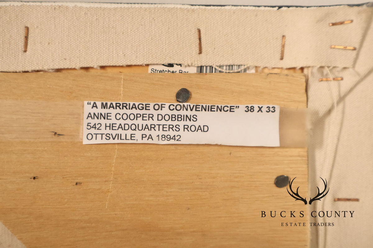 Anne Cooper Dobbins Oil Painting, 'A Marriage of Convenience'