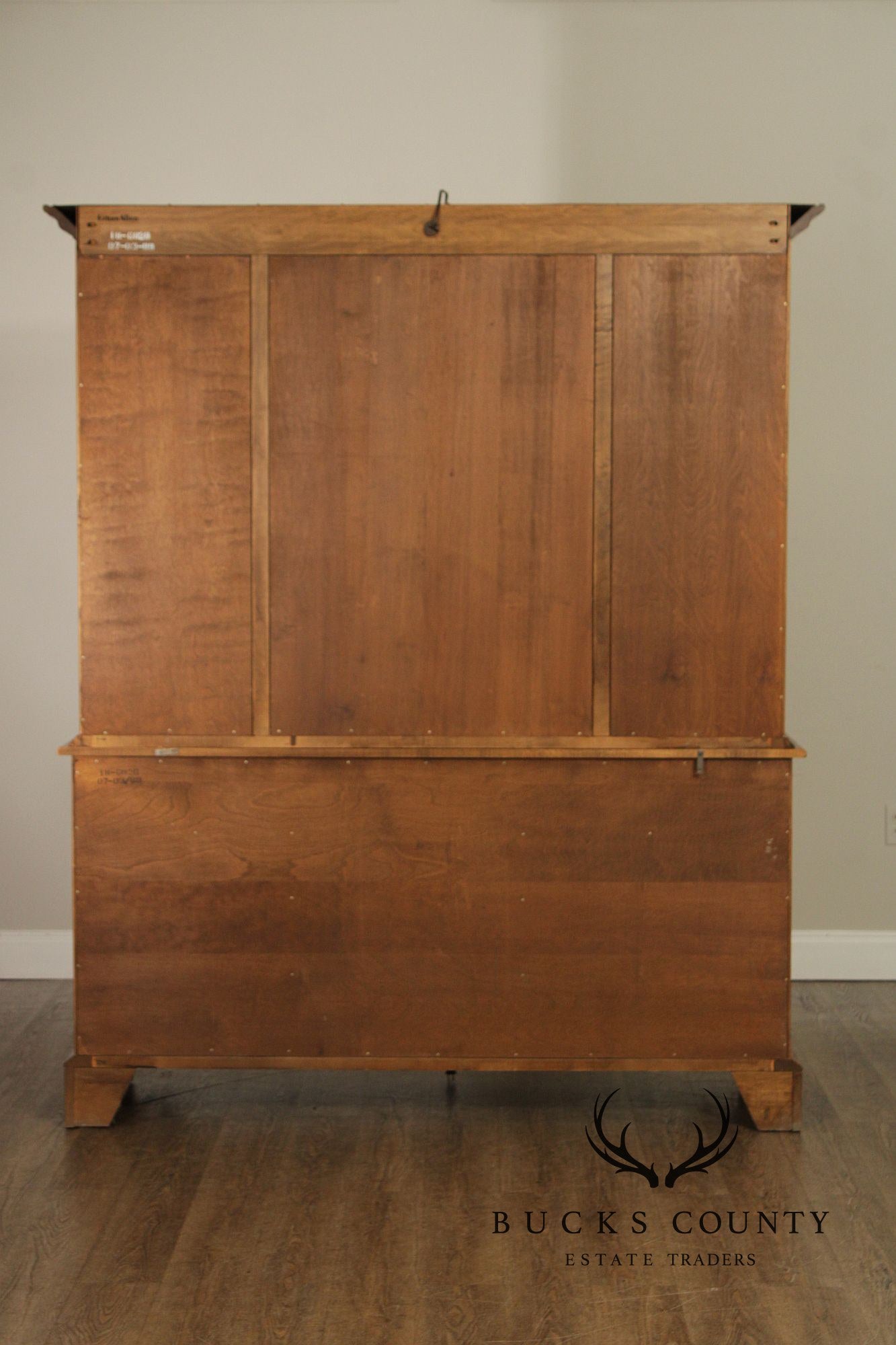 Ethan Allen 1776 Collection Maple Lighted China Cabinet