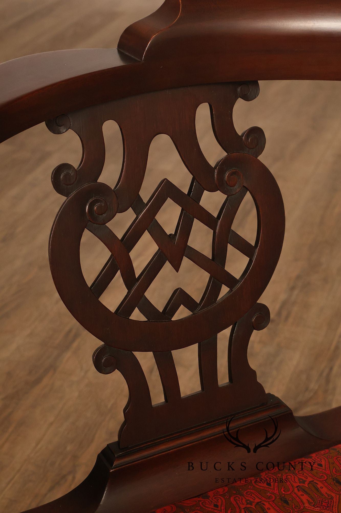 Kittinger Furniture Chippendale Style Mahogany CW-48 Corner Chair
