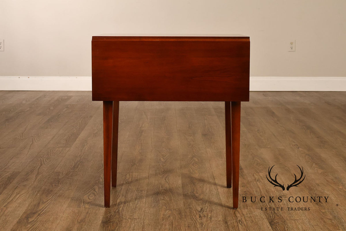 Federal Style Pair of Cherry Pembroke Side Tables