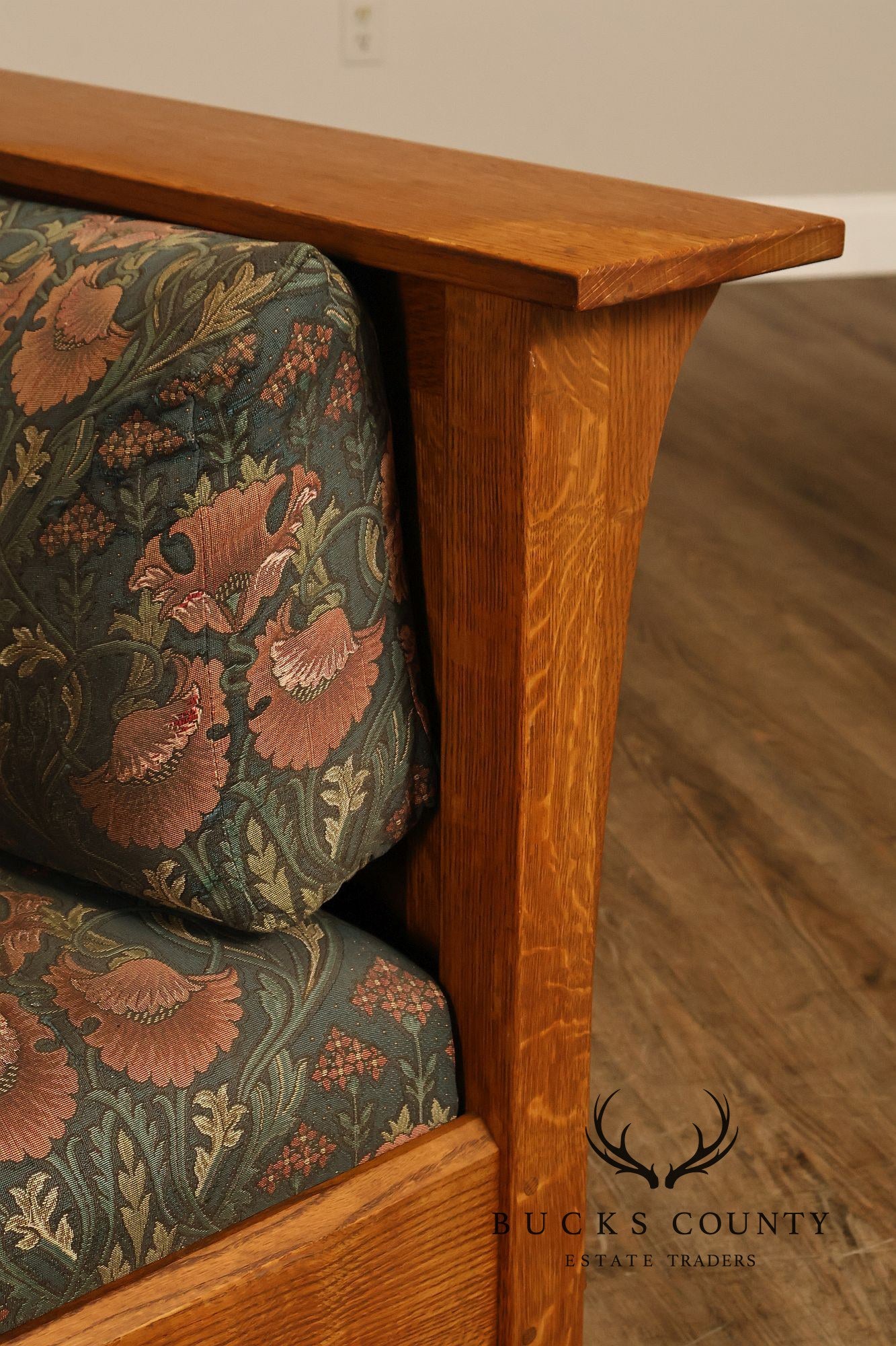 Stickley Mission Collection Pair of Oak Prairie Chairs