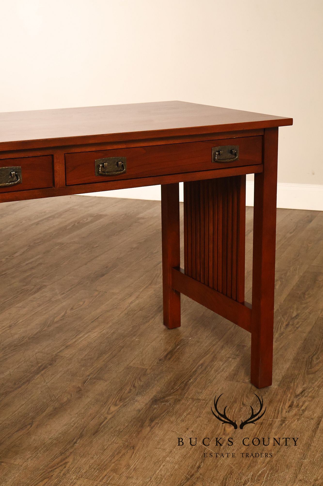 Stickley Mission Collection Cherry Spindled Writing Desk