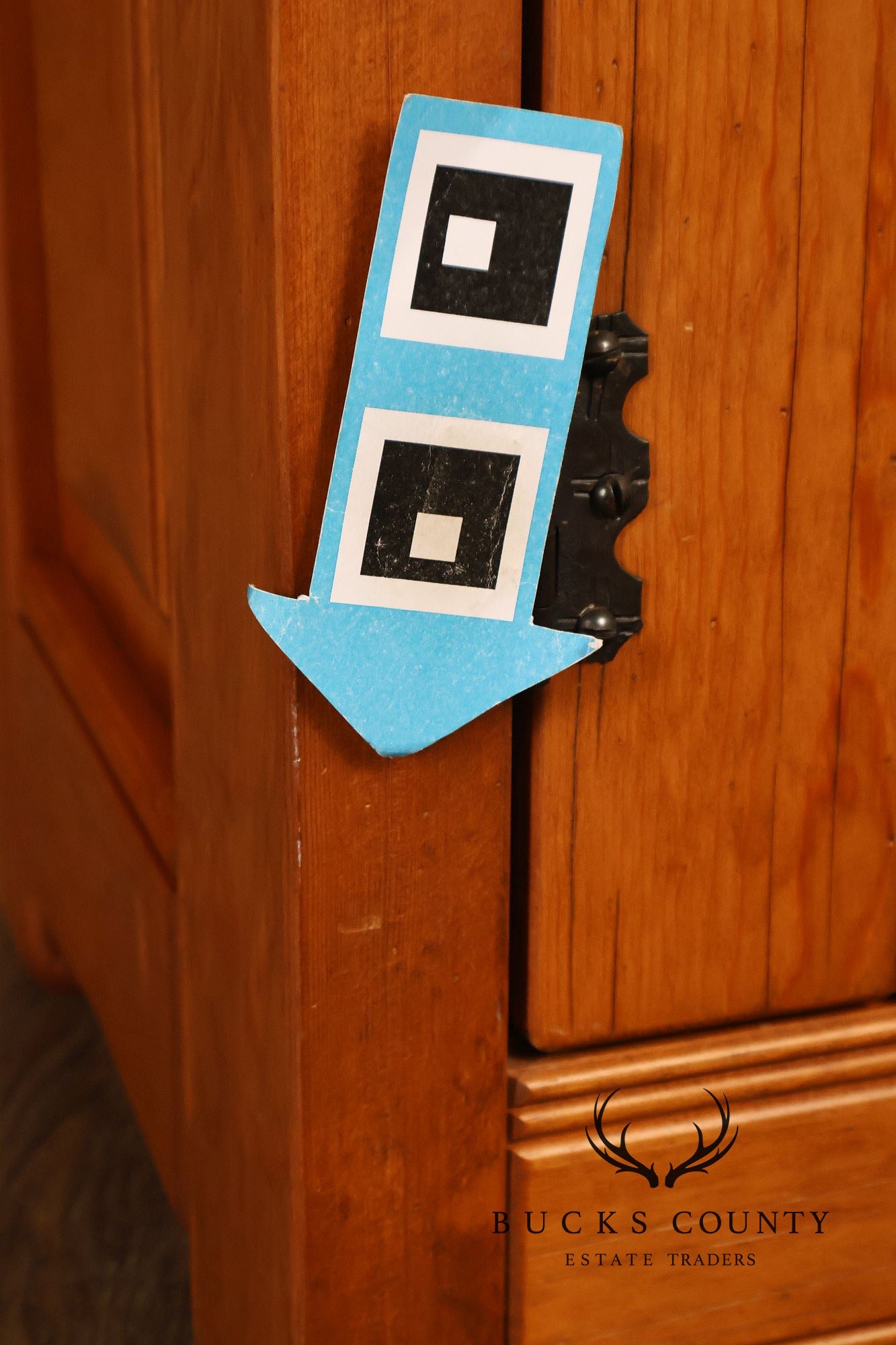 Southwestern Style Two Door Storage Or Pantry Cupboard