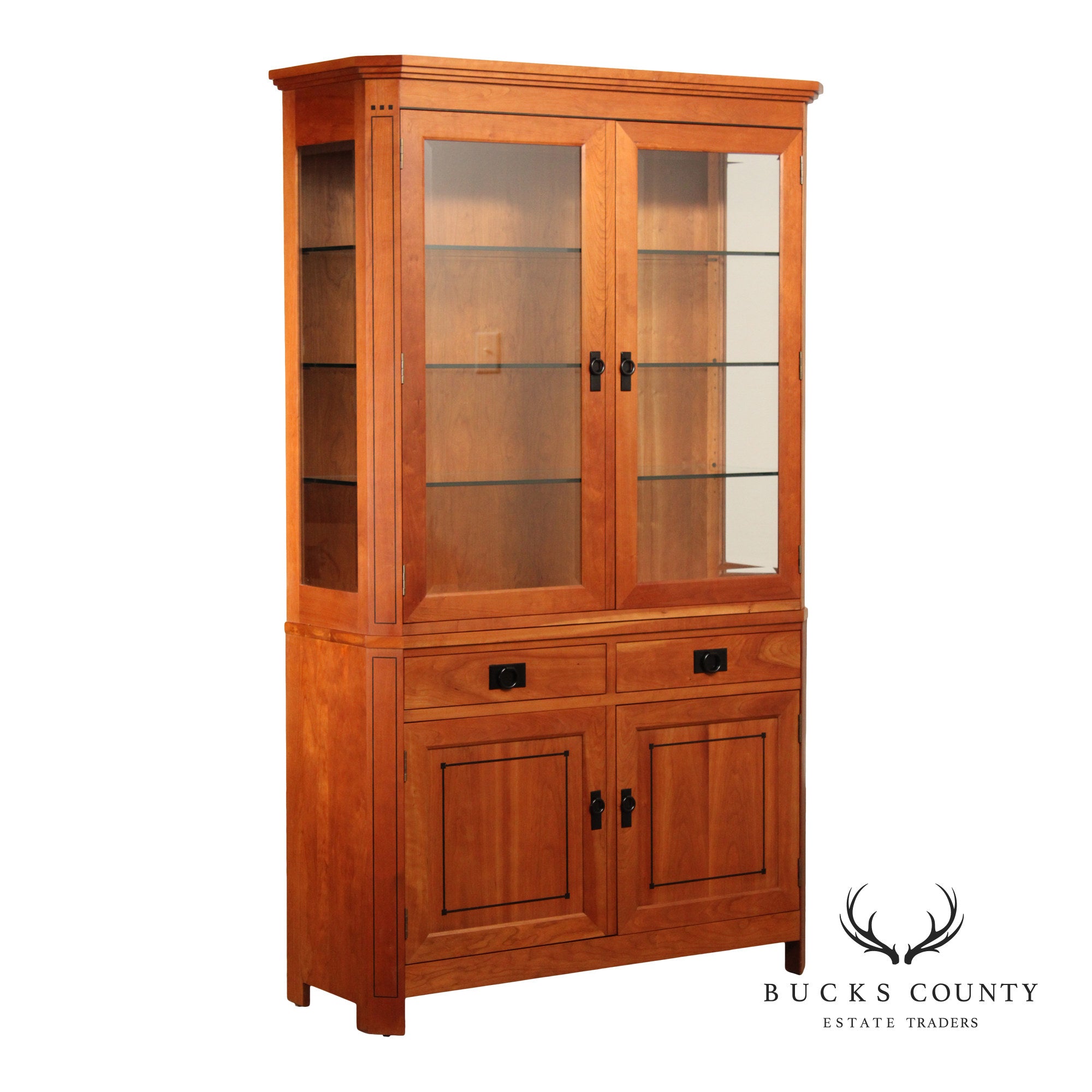 Stickley 21st Century Collection Cherry Buffet Base China Cabinet