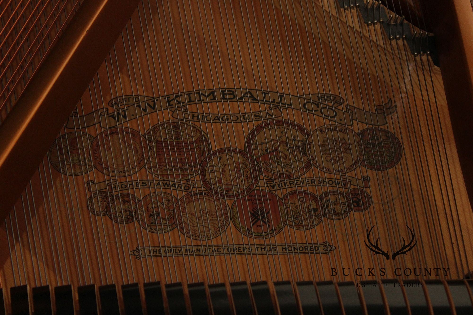 Kimball 'Viennese Classic' Baby Grand Piano and Bench