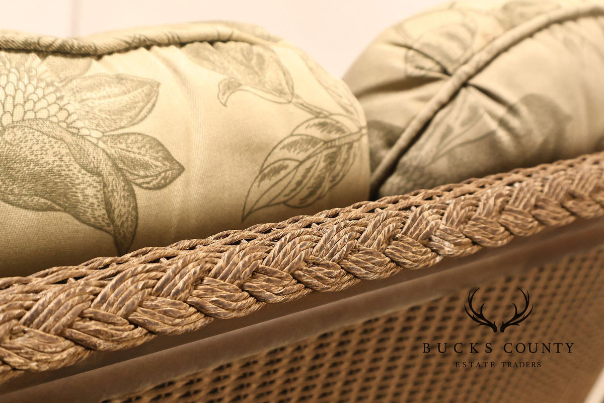 Lloyd Flanders Reflections All-Weather Lloyd Loom Wicker Sofa