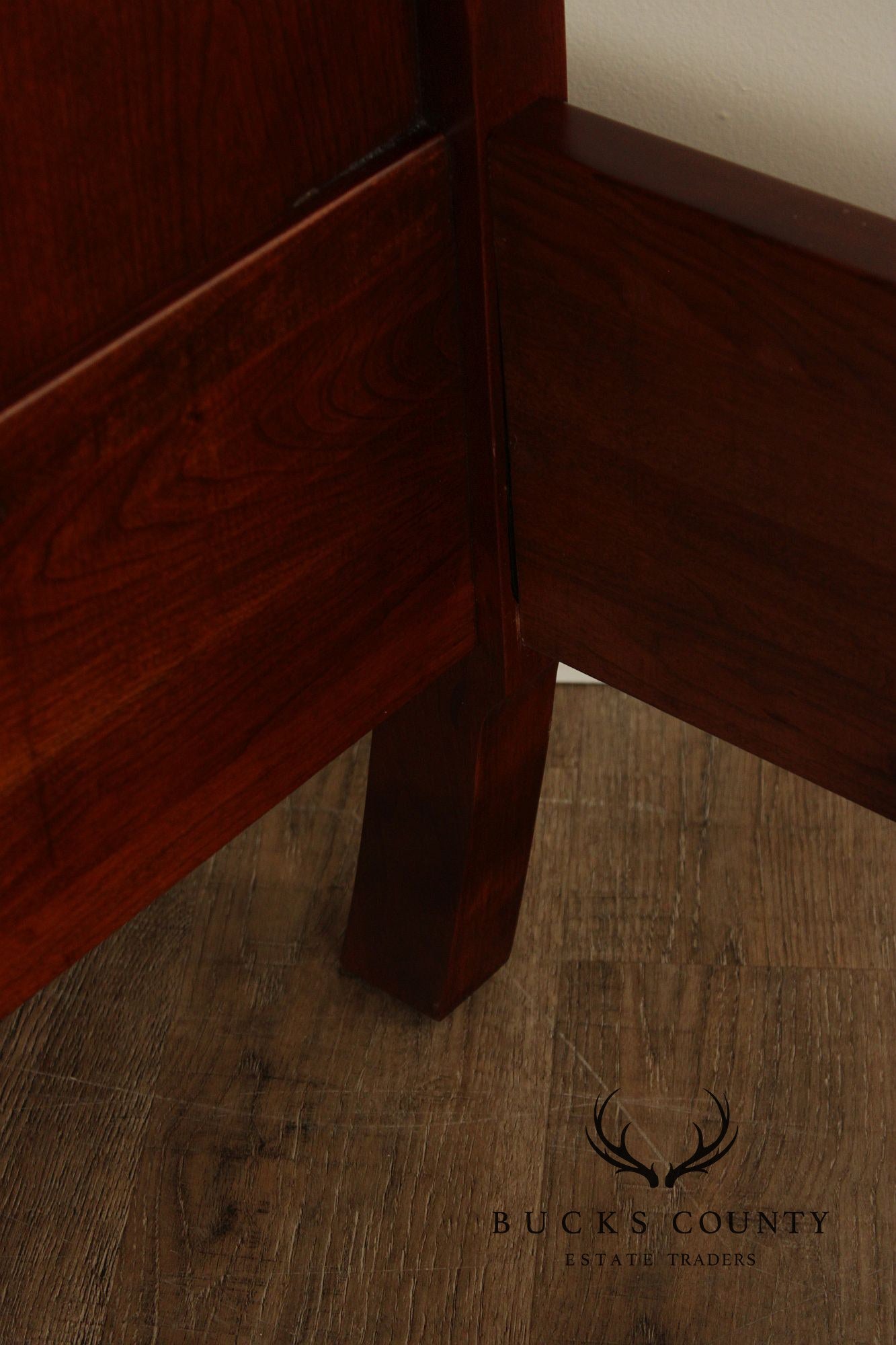 Stickley Traditional Style Cherry King Sleigh Bed