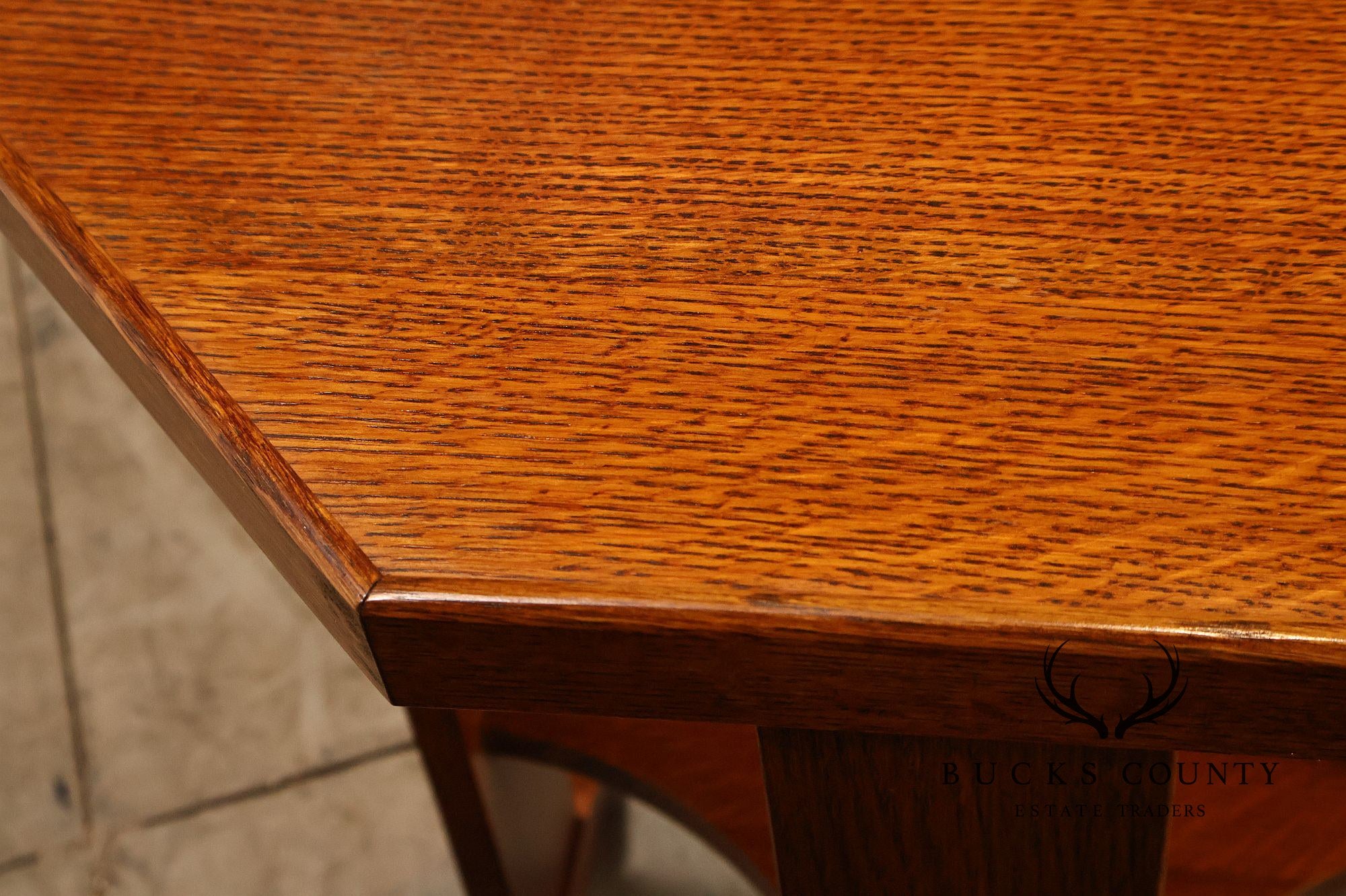 Stickley Mission Collection Oak Octagonal Table