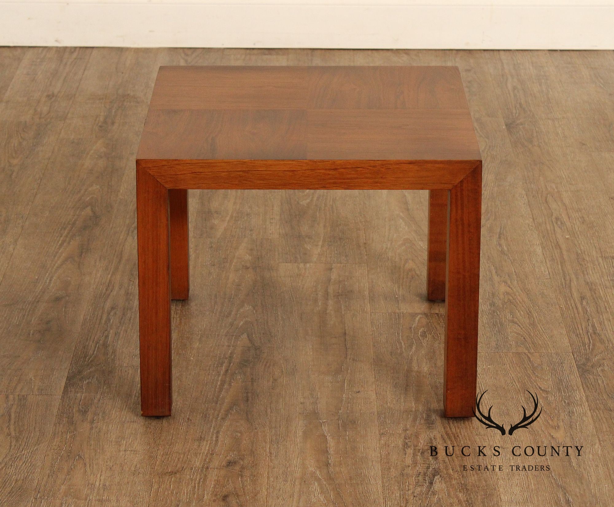 Lane Mid Century Modern Walnut Side Table