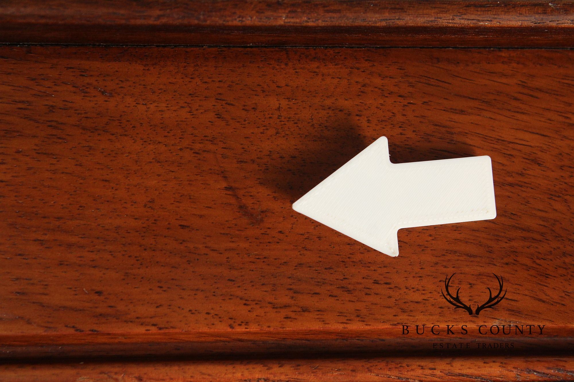 Vintage Mahogany Queen Anne Style Footstool