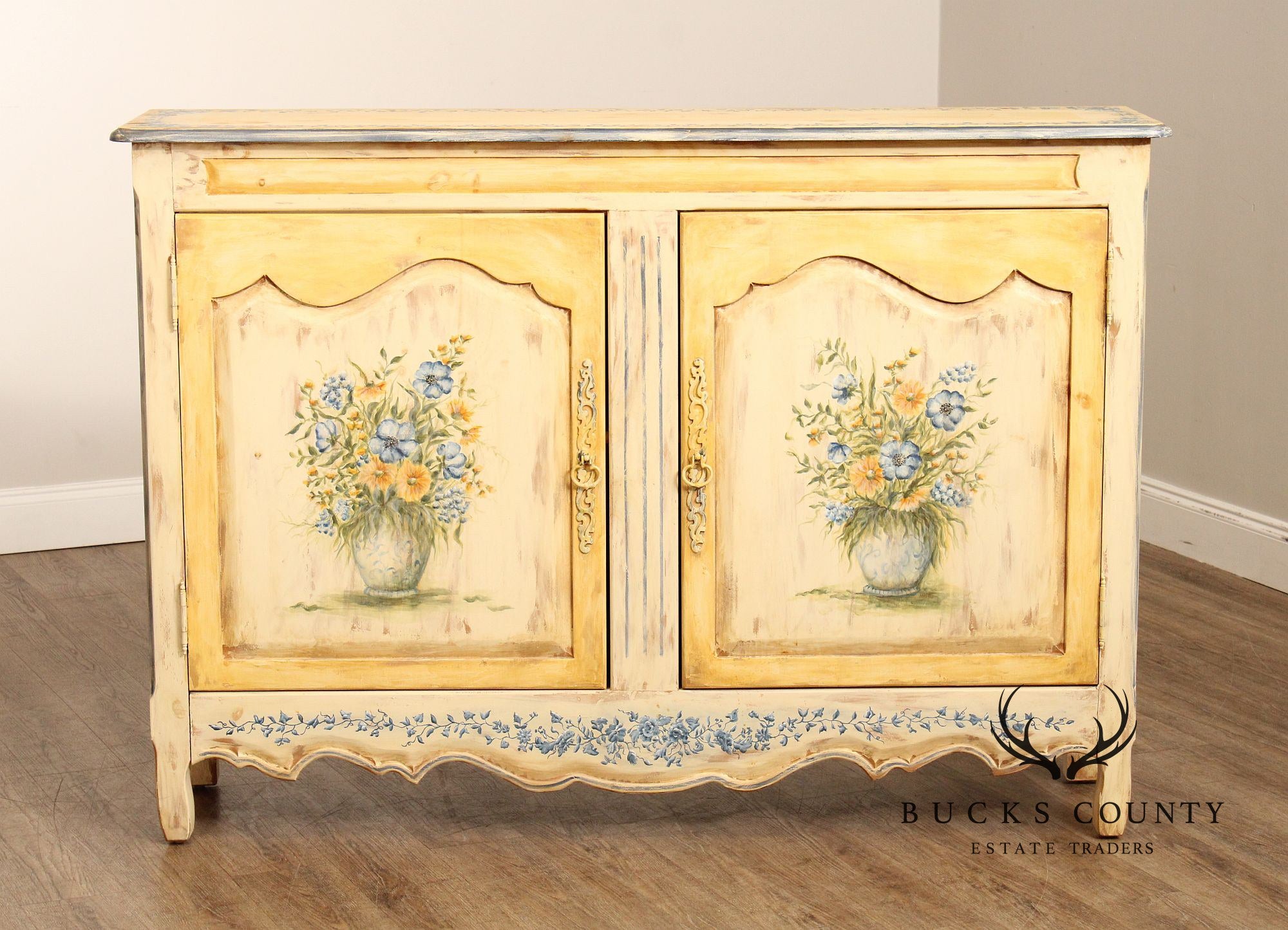 Habersham French Country Style Painted Sideboard