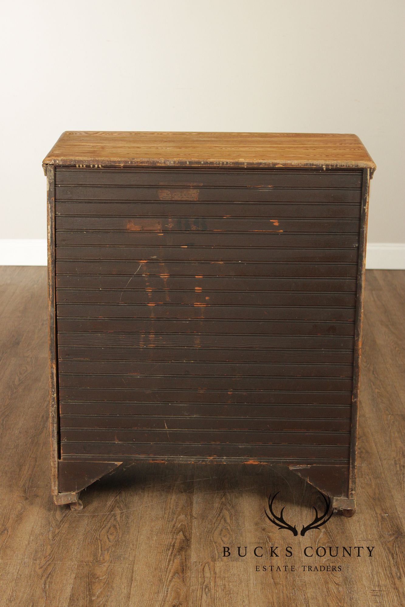M. Poet & Sons Antique Oak Ice Box