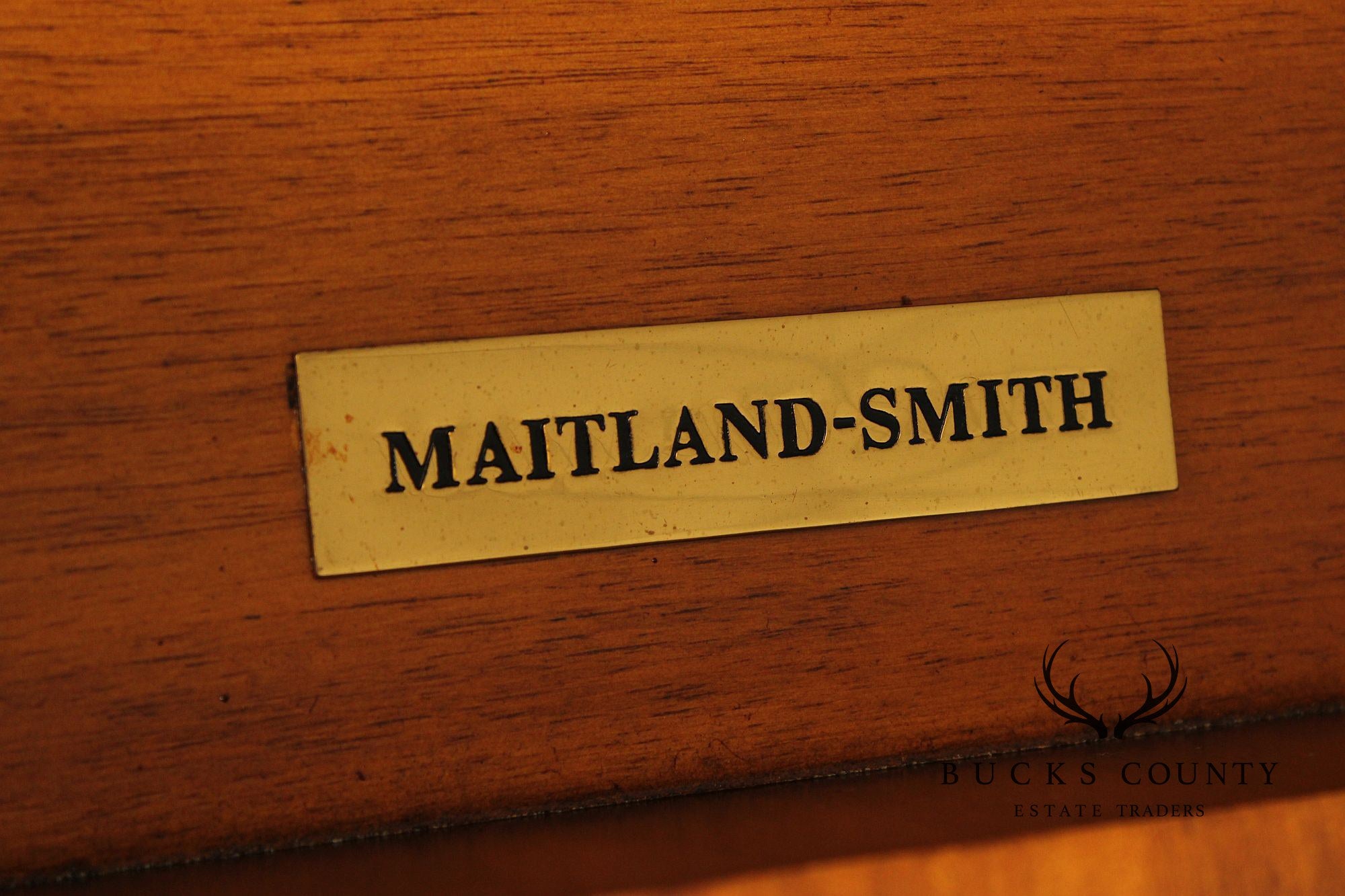 Maitland Smith Adams Style Satinwood Carlton House Writing Desk