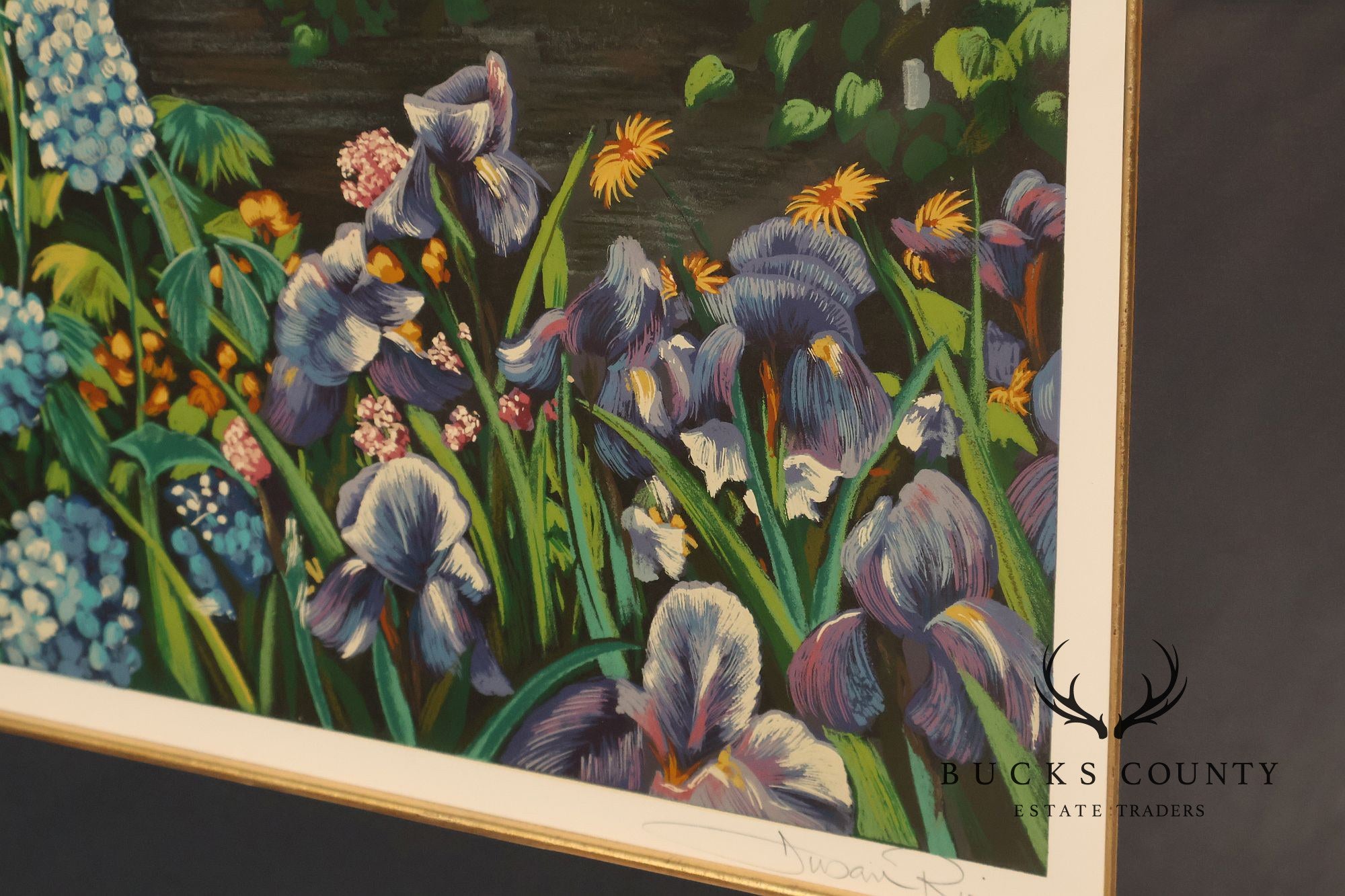 Susan Rios Limited Edition Print, Flower Garden