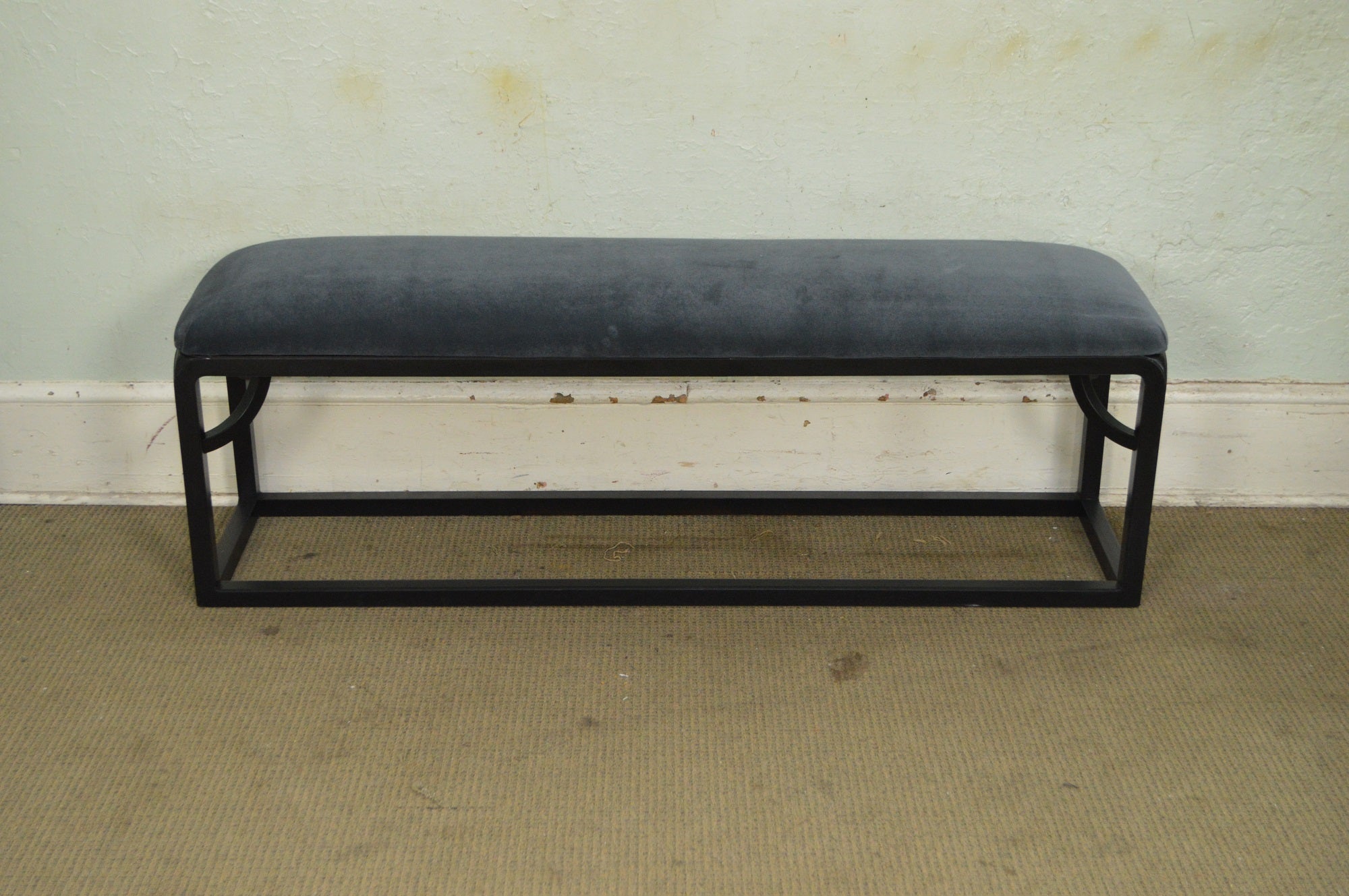 Custom Black Painted Long Bench (B)