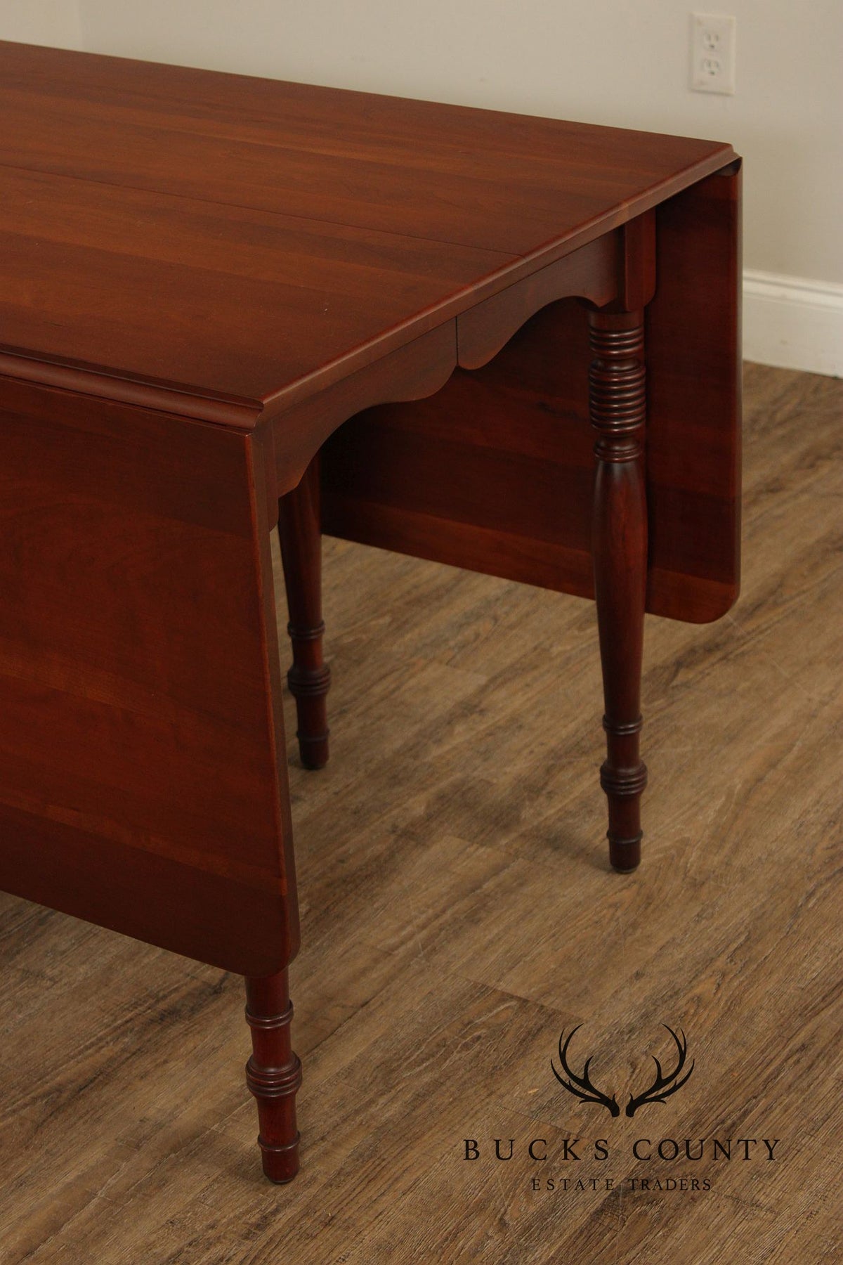 Empire Furniture Cherry Drop-Leaf Expandable Dining Table