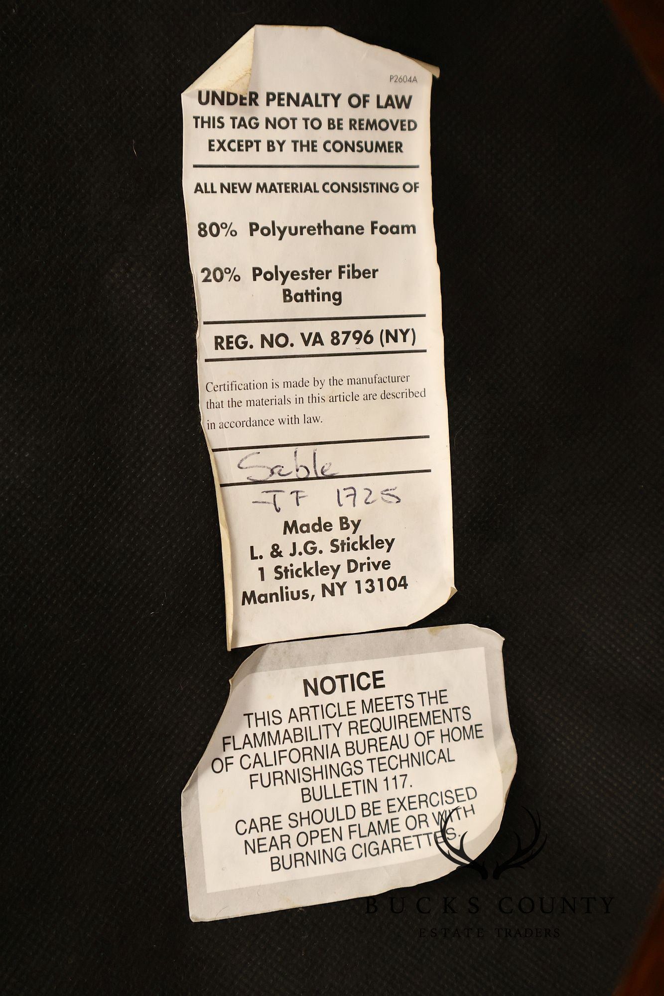 Stickley Mission Collection Oak and Leather Eastwood Footstool