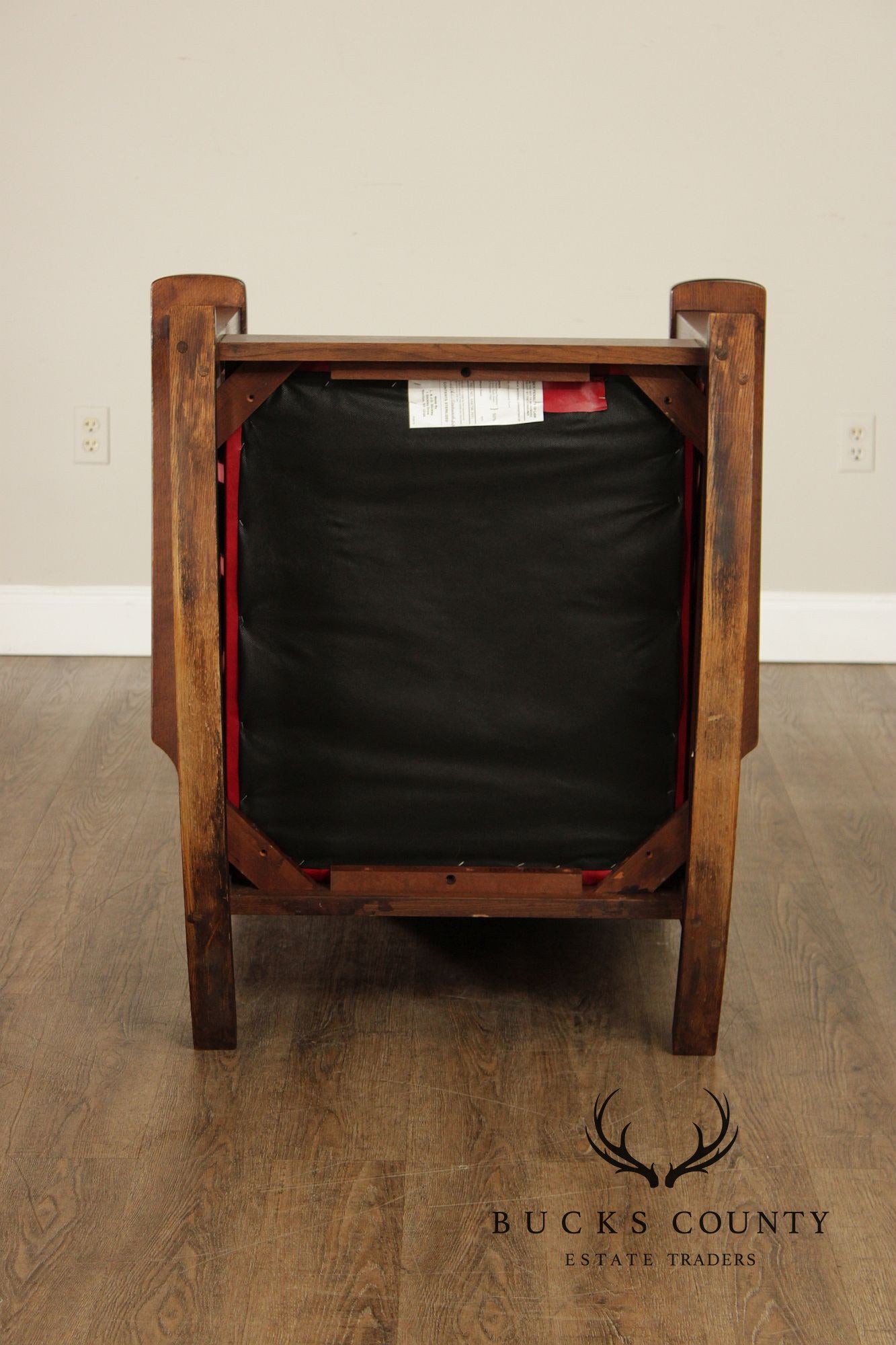 Stickley Mission Collection Oak And Leather Rocker