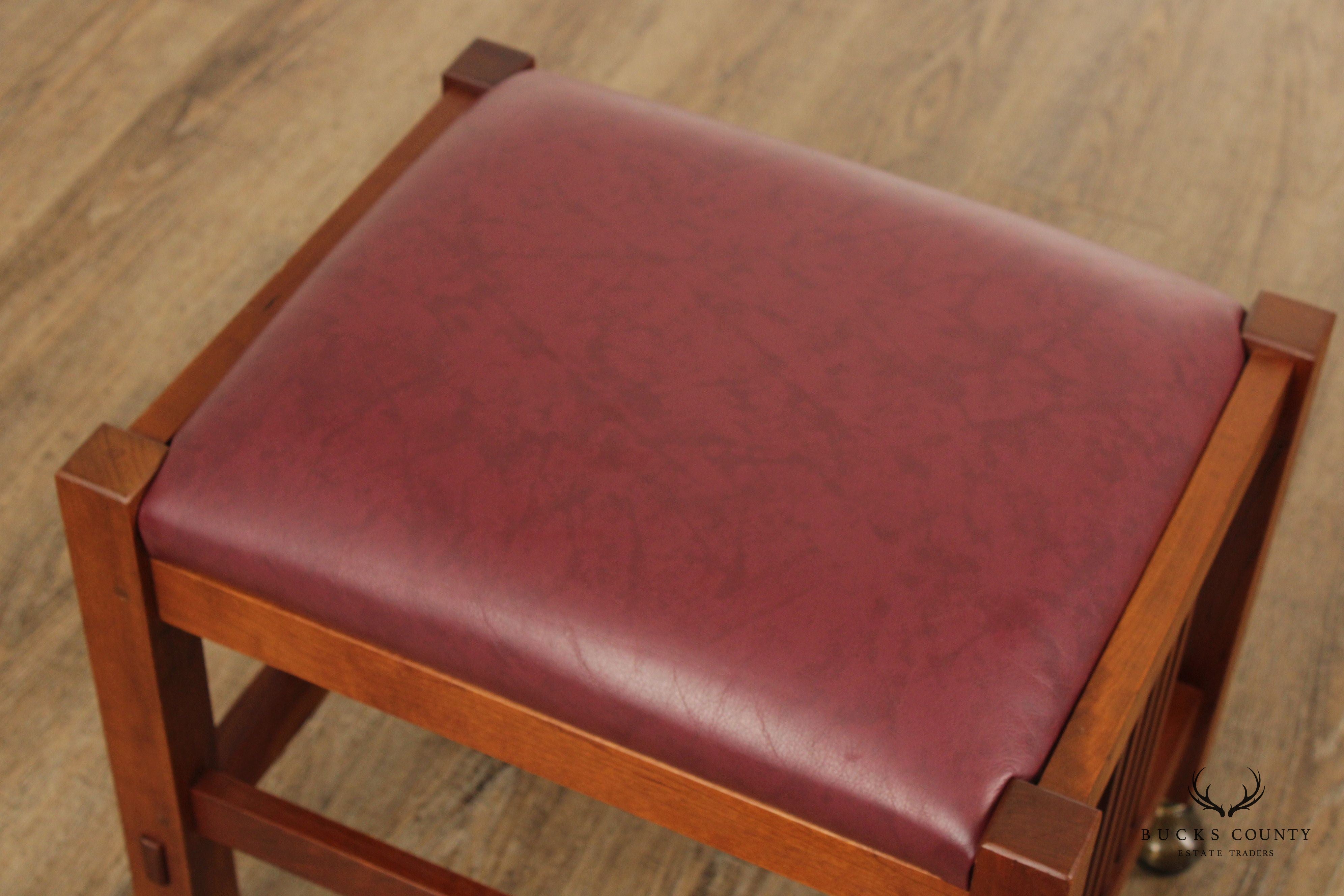 Stickley Mission Collection Cherry Foot Stool