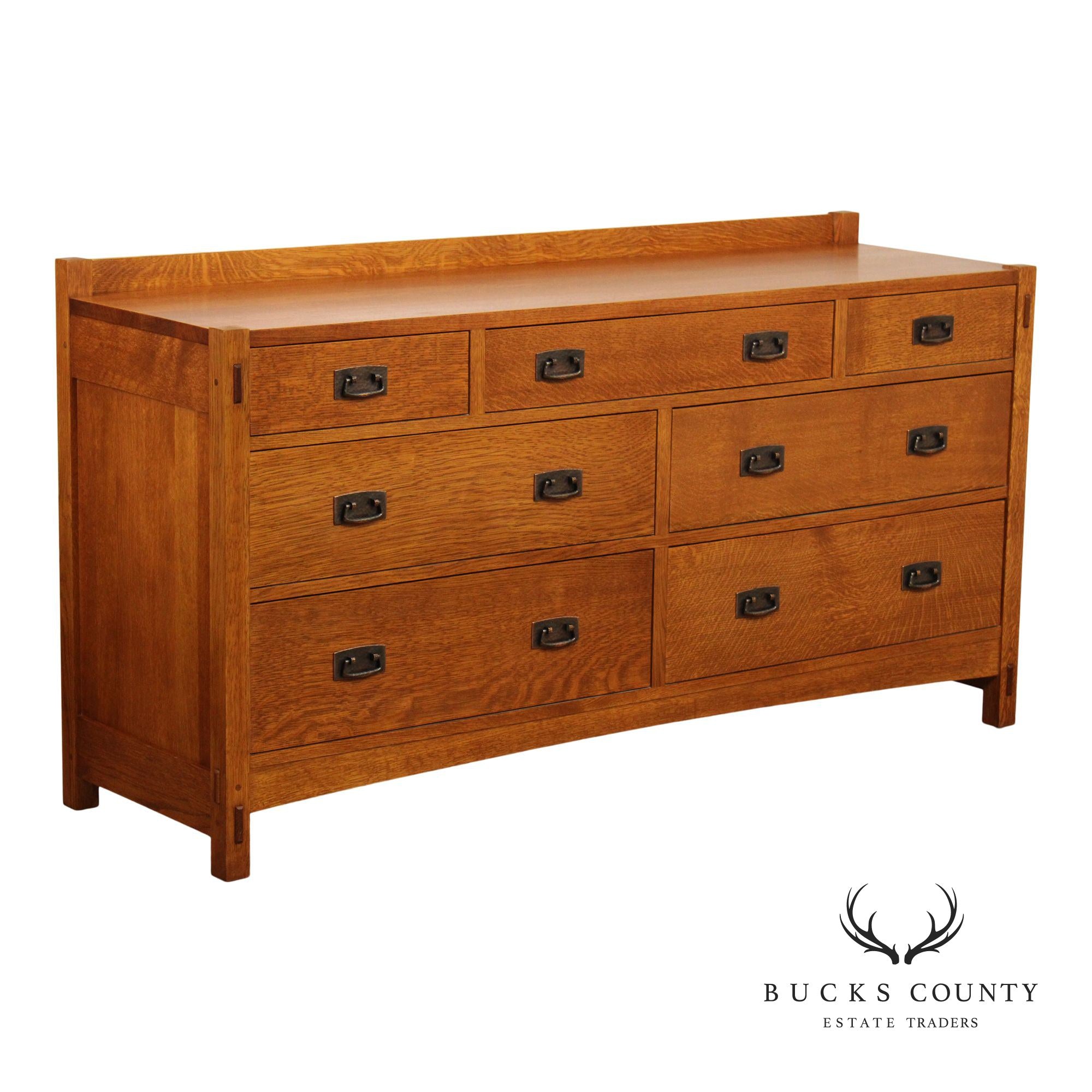 Stickley Mission Collection Oak Triple Dresser