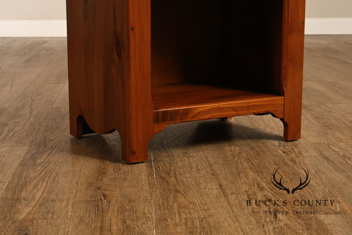 Ethan Allen Pair of Pine Single-Drawer Nightstands
