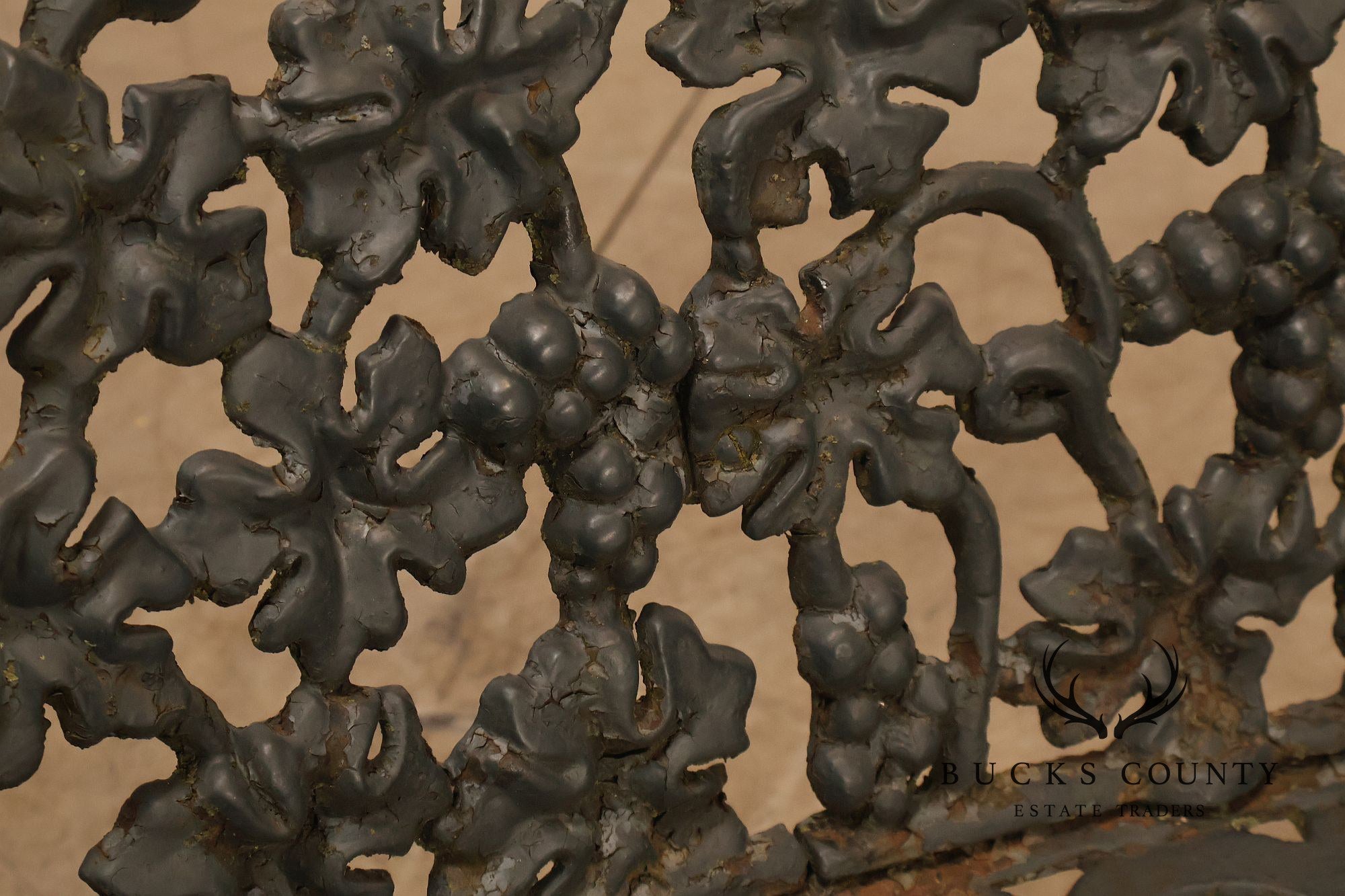 Antique Victorian Cast Iron Garden Bench